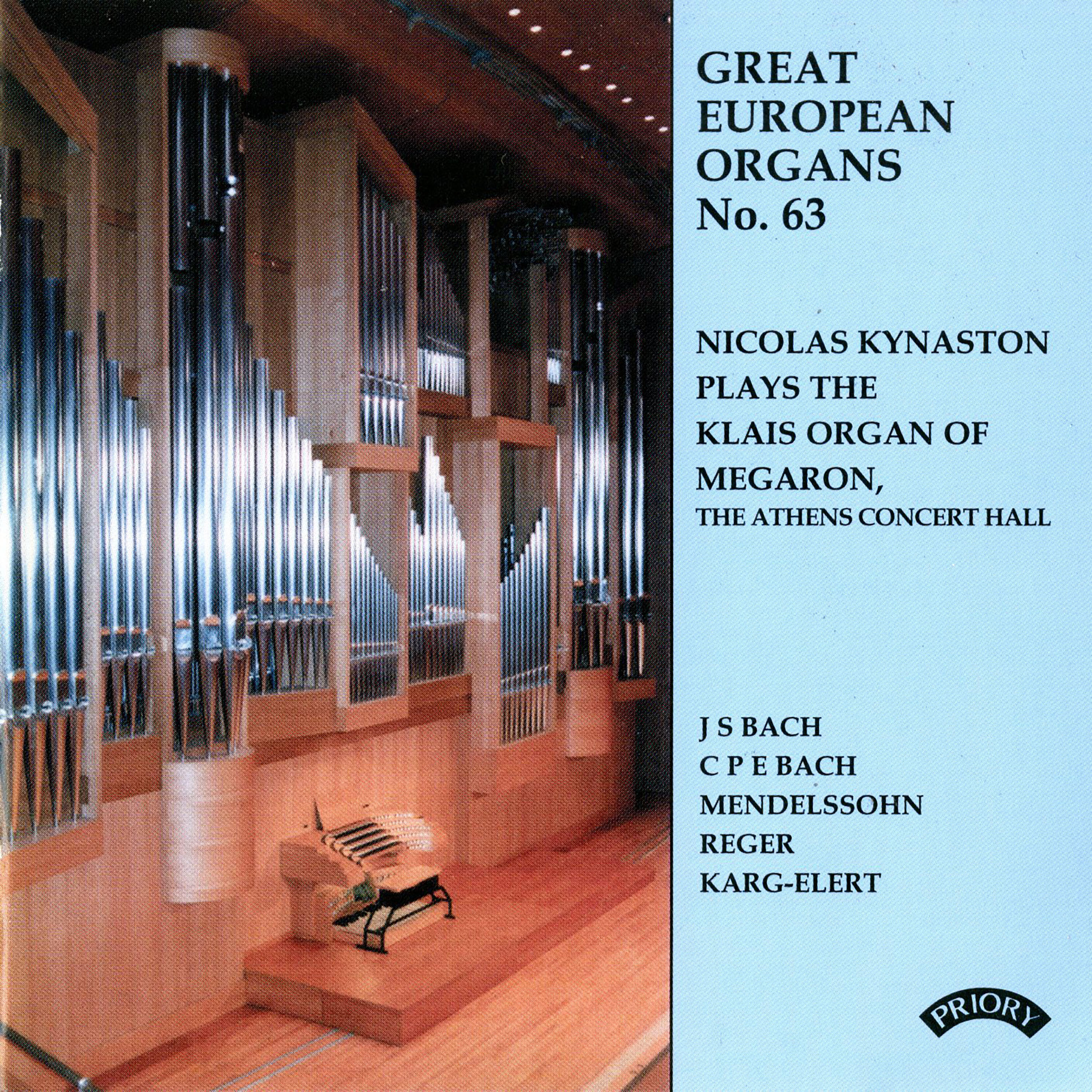 Релиз Great European Organs, Vol. 63: The Athens Concert Hall