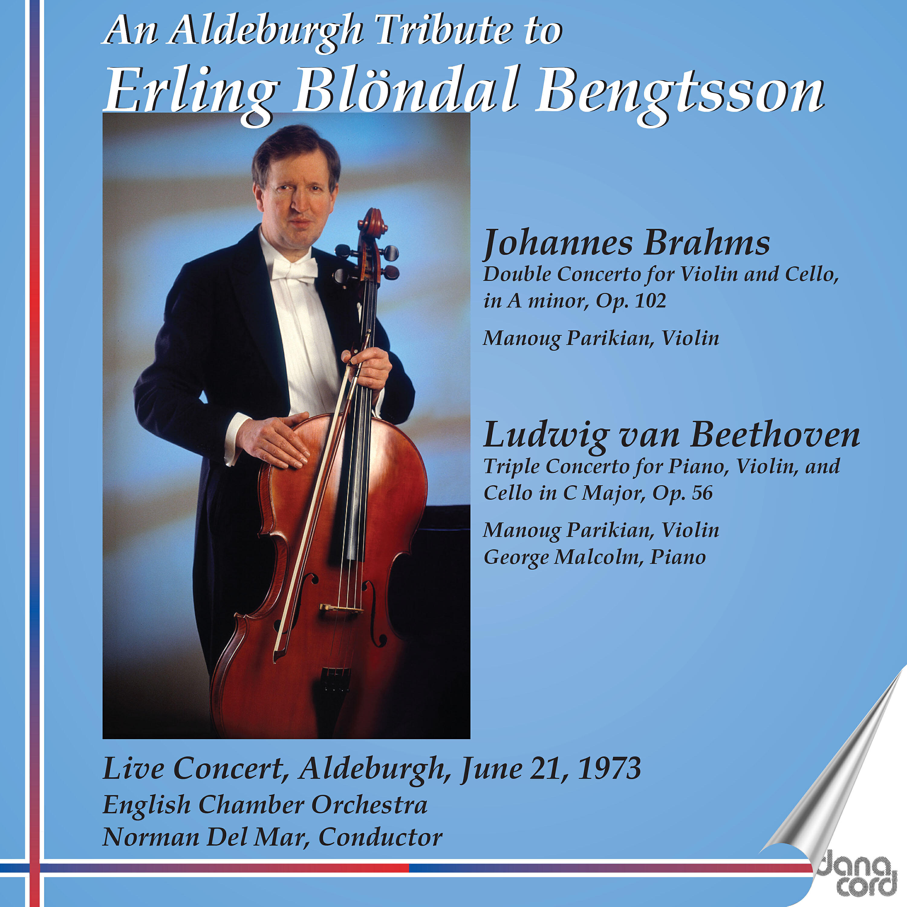 Постер альбома An Aldeburgh Tribute to Erling Blöndal Bengtsson (Live)