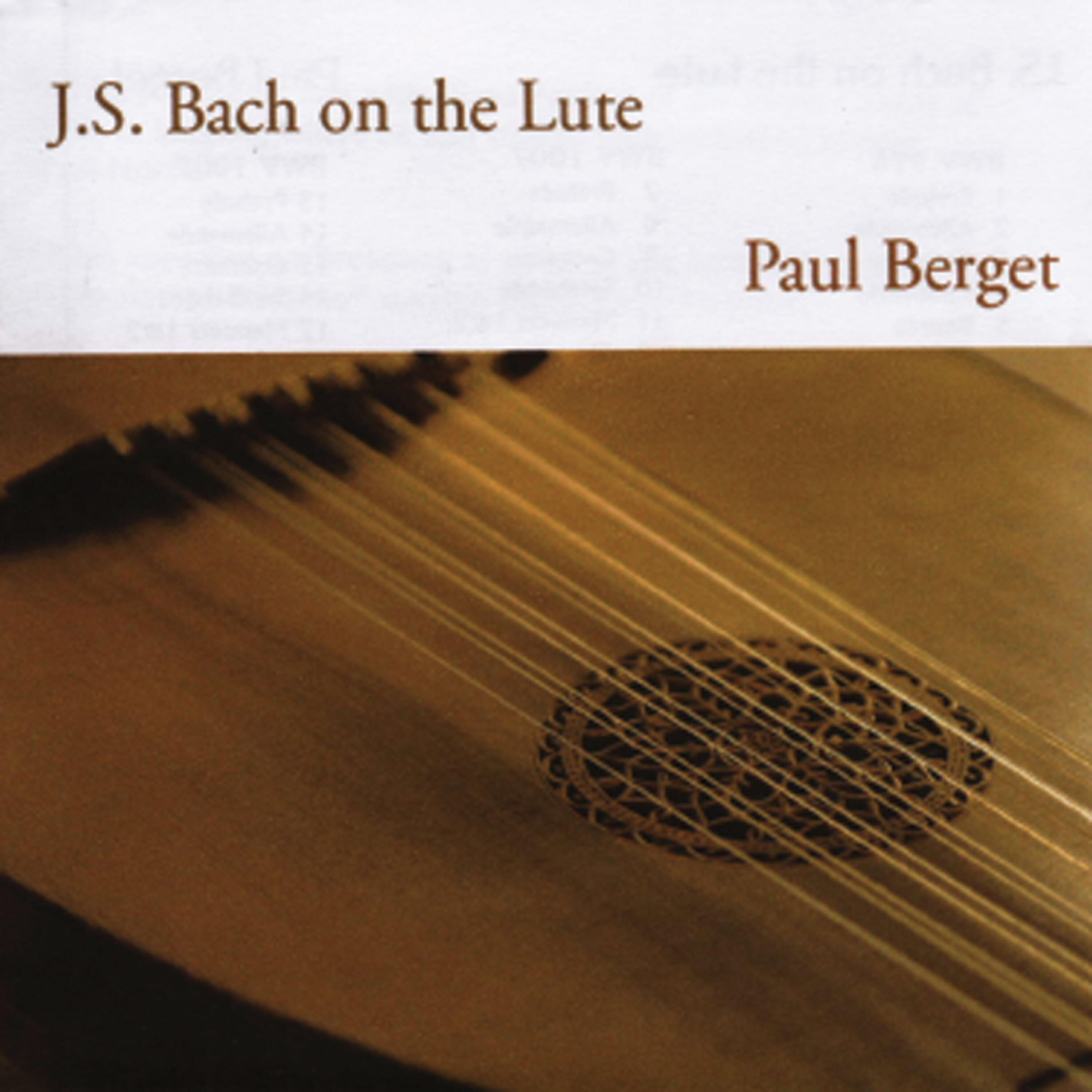 Релиз J.S. Bach on the Lute