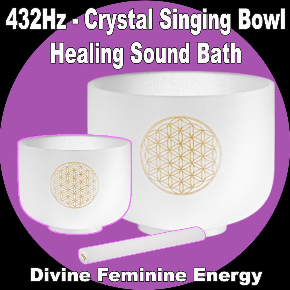 432Hz Crystal Singing Bowl Healing Sound Bath