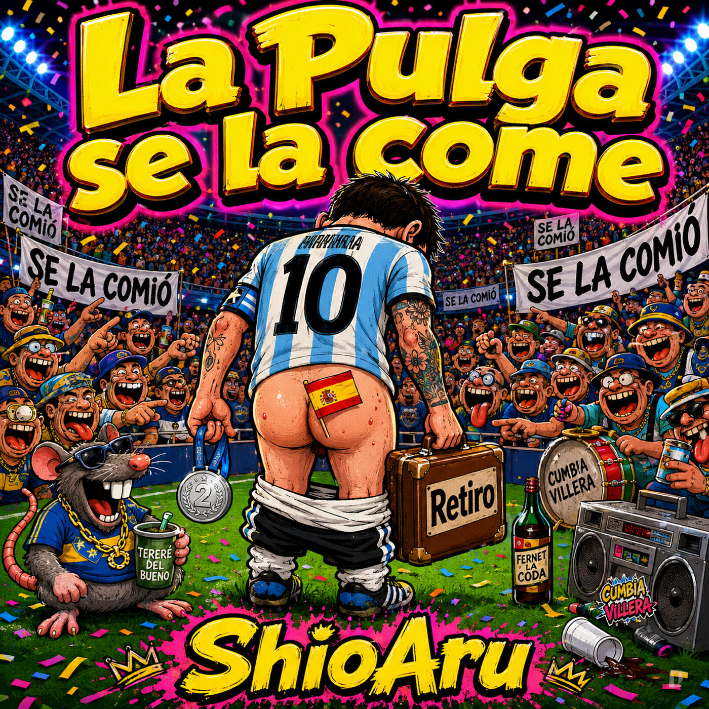 Релиз La Pulga Se La Come