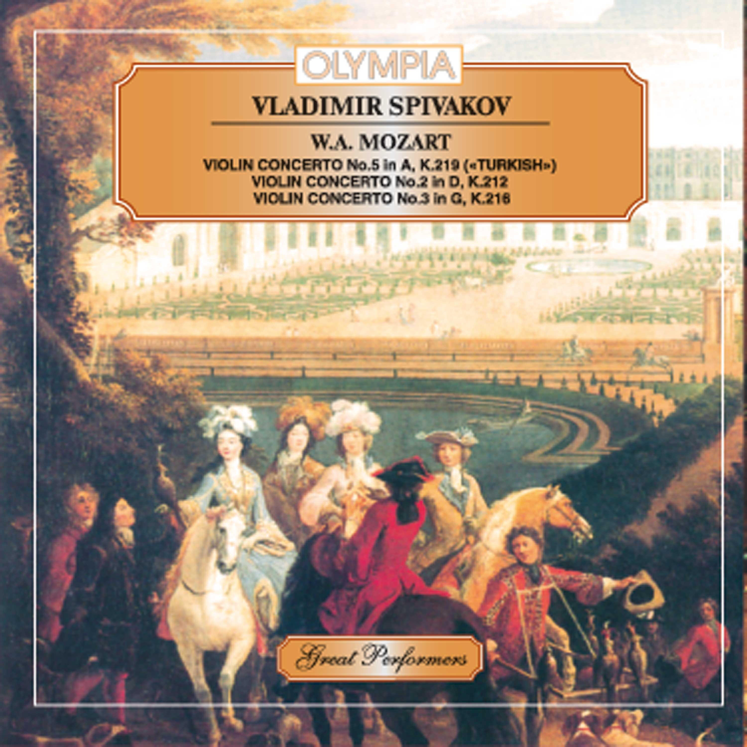 Релиз Mozart: Violin Concerto No. 2, 3 & 5