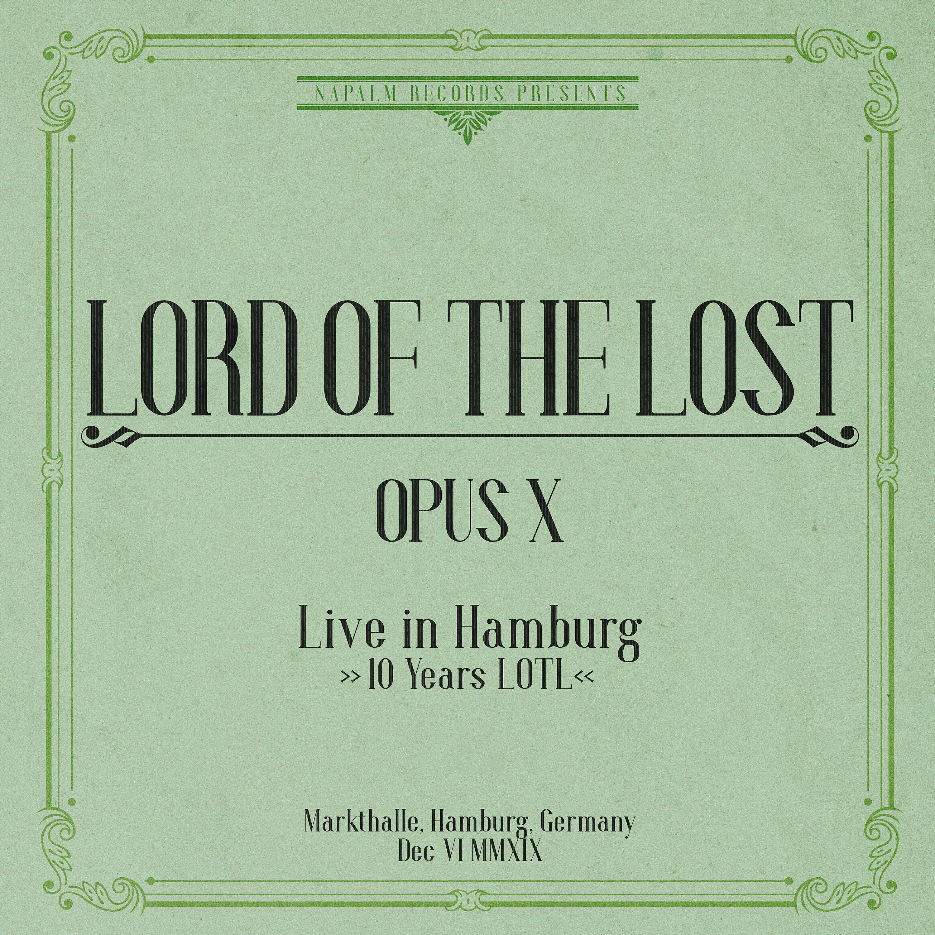 Релиз Opus X - Live in Hamburg 2019