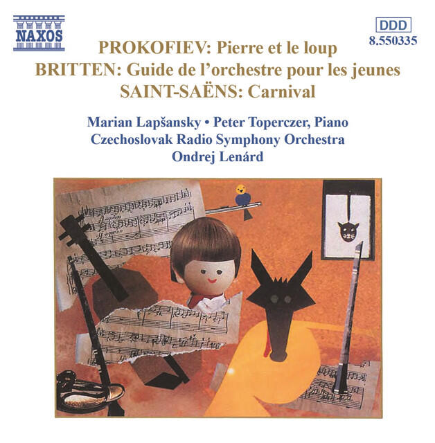 Релиз Prokofiev: Pierre et le loup - Britten: Guide de l'orchestre pour les jeunes - Saint-Saëns: Le carnaval des animaux