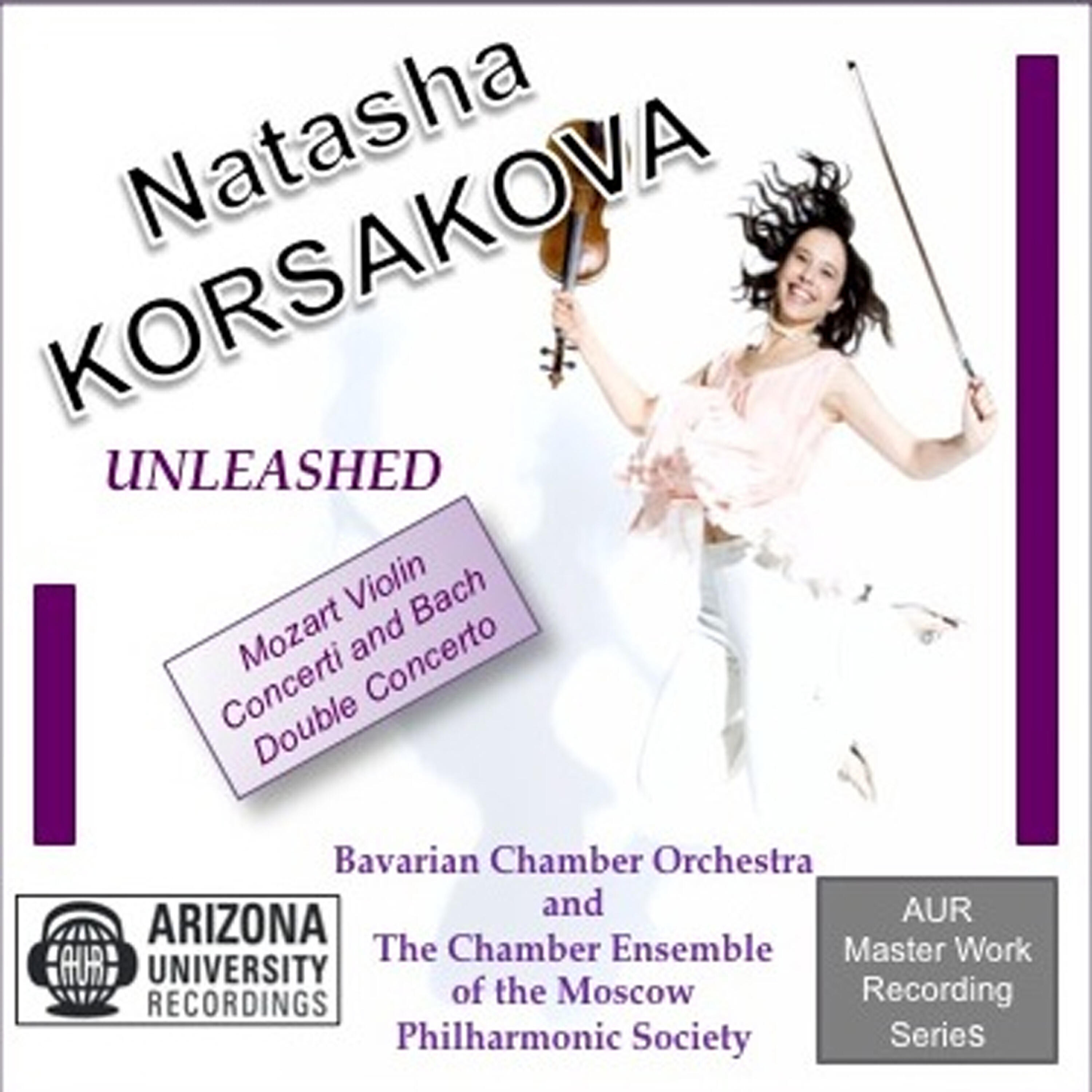 Релиз Bach Double & Mozart Violin Concertos No. 1 & 5, Natasha Korsakova, violin