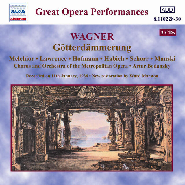 Релиз Wagner, R.: Gotterdammerung (Ring Cycle 4) (Metropolitan Opera) (1936)