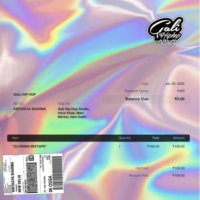 Релиз Glowing Mixtape