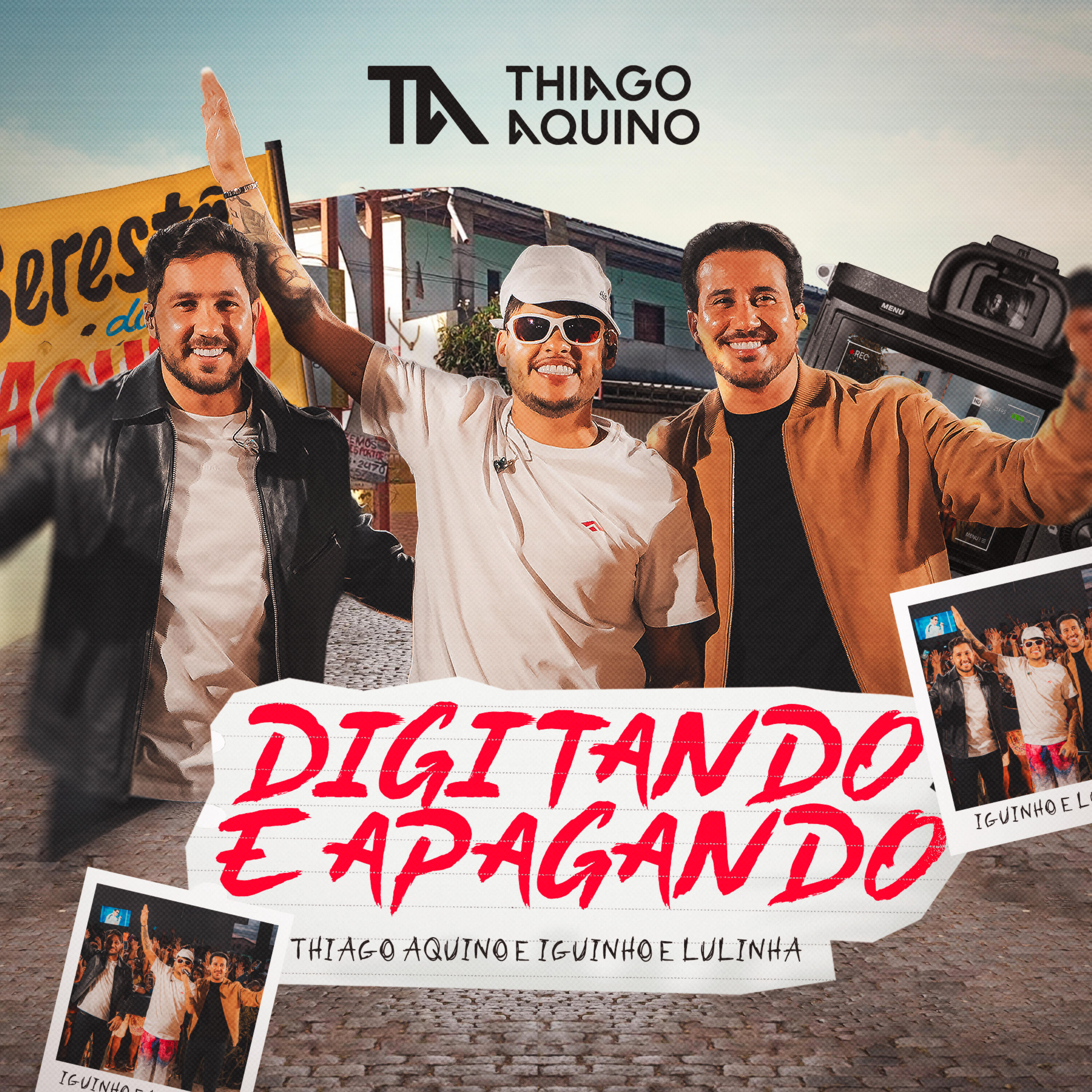 Релиз Digitando e Apagando (Ao Vivo)