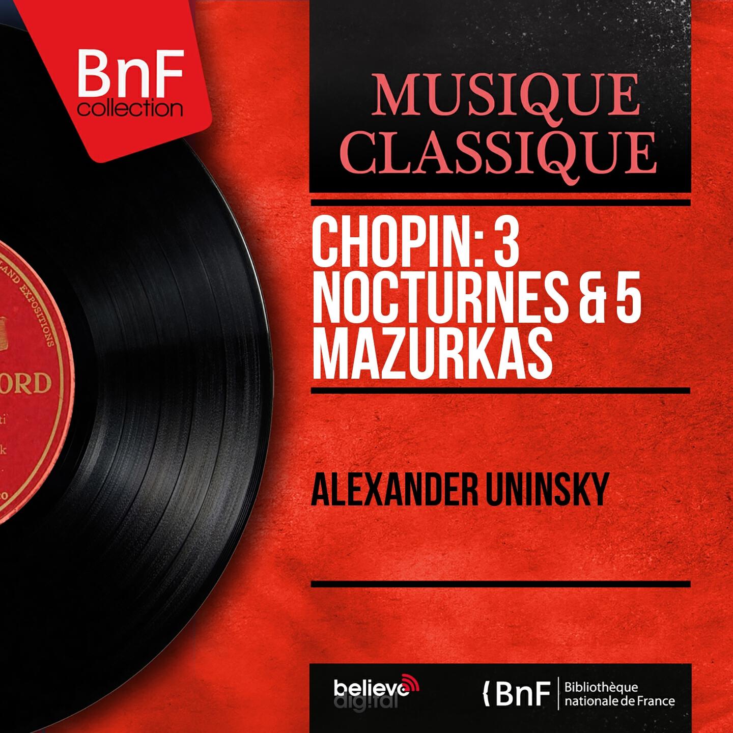 Релиз Chopin: 3 Nocturnes & 5 Mazurkas (Mono Version)