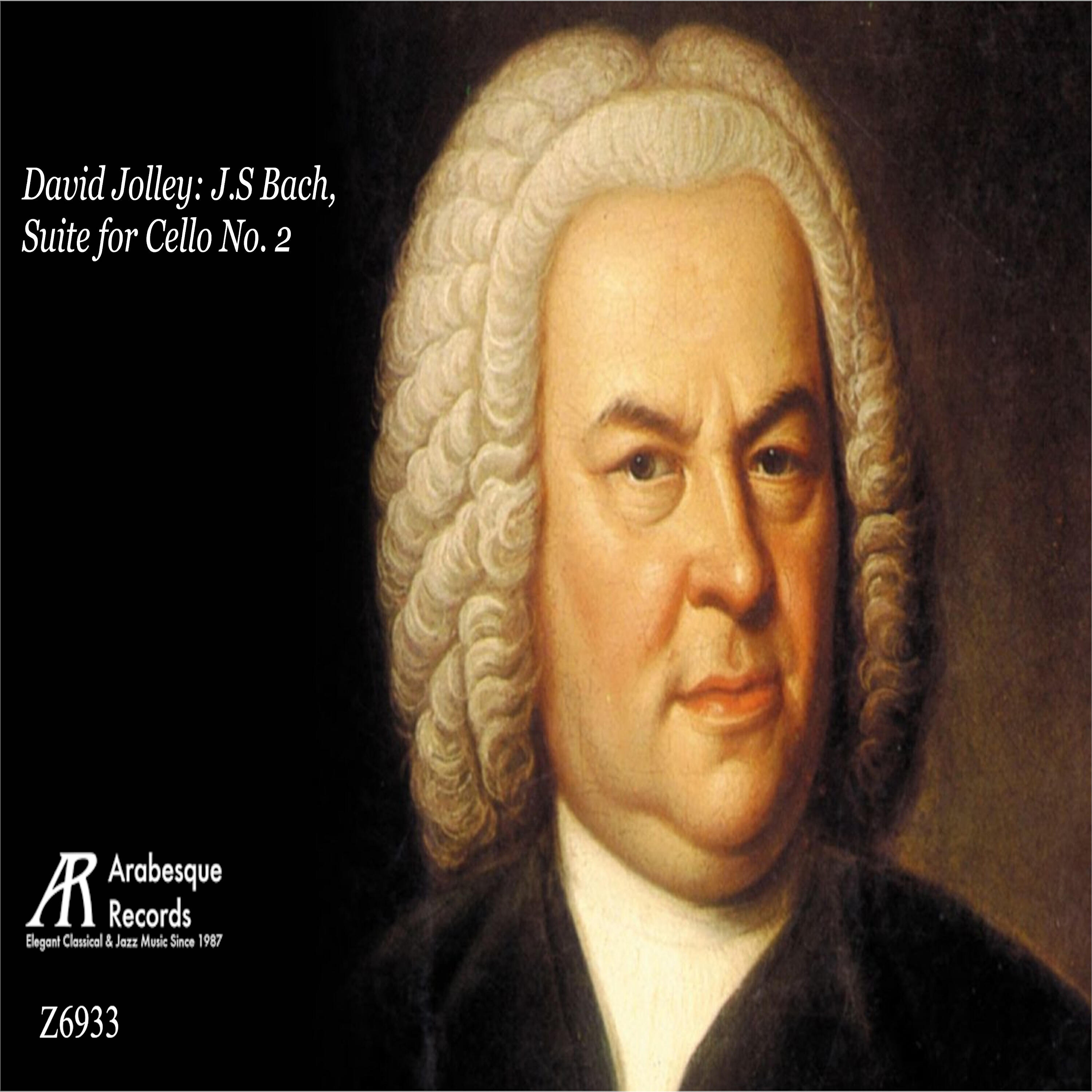 Релиз David Jolley: J.S Bach, Suite for Cello No. 2