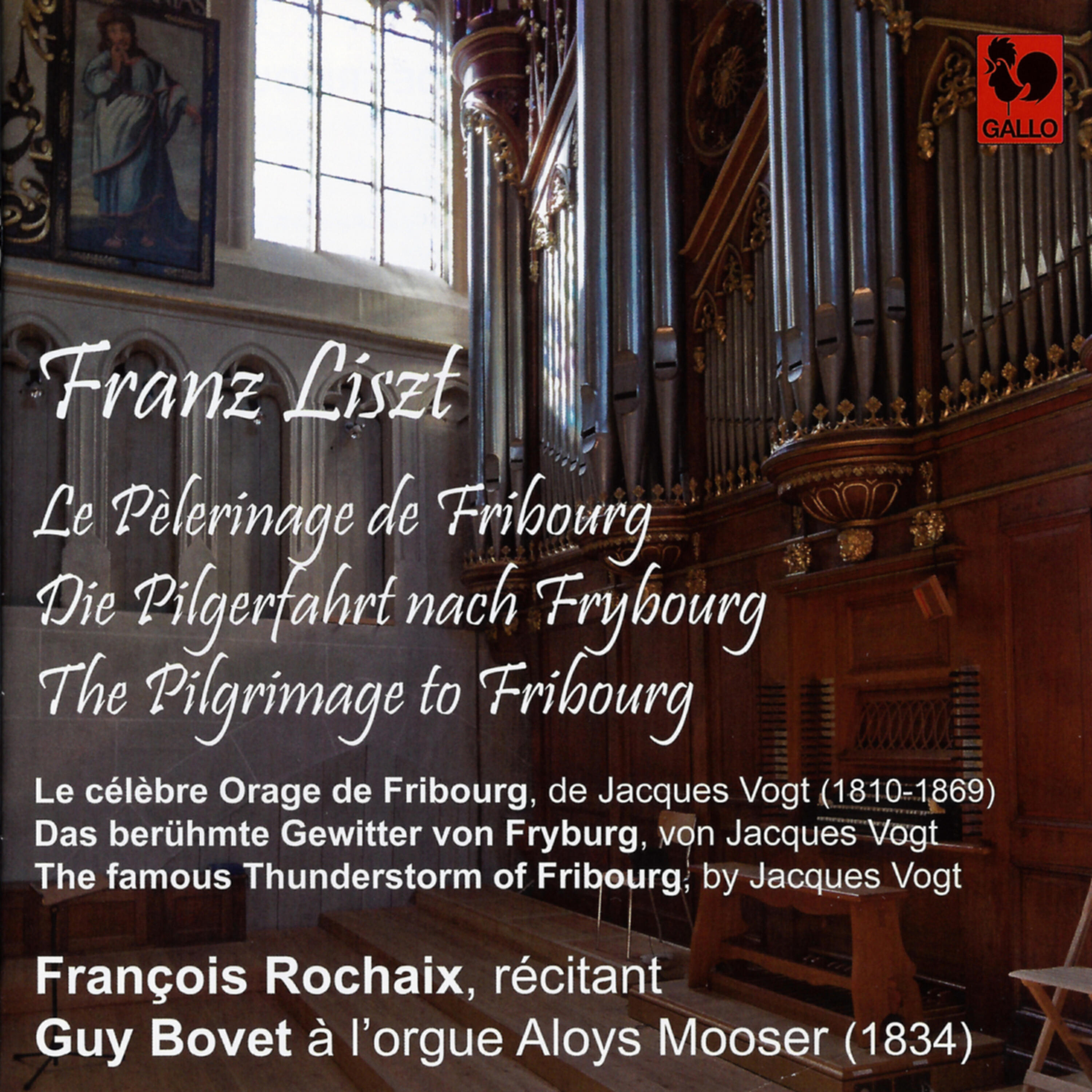 Релиз Franz Liszt: Le pèlerinage de Fribourg, fantaisie musicale et littéraire