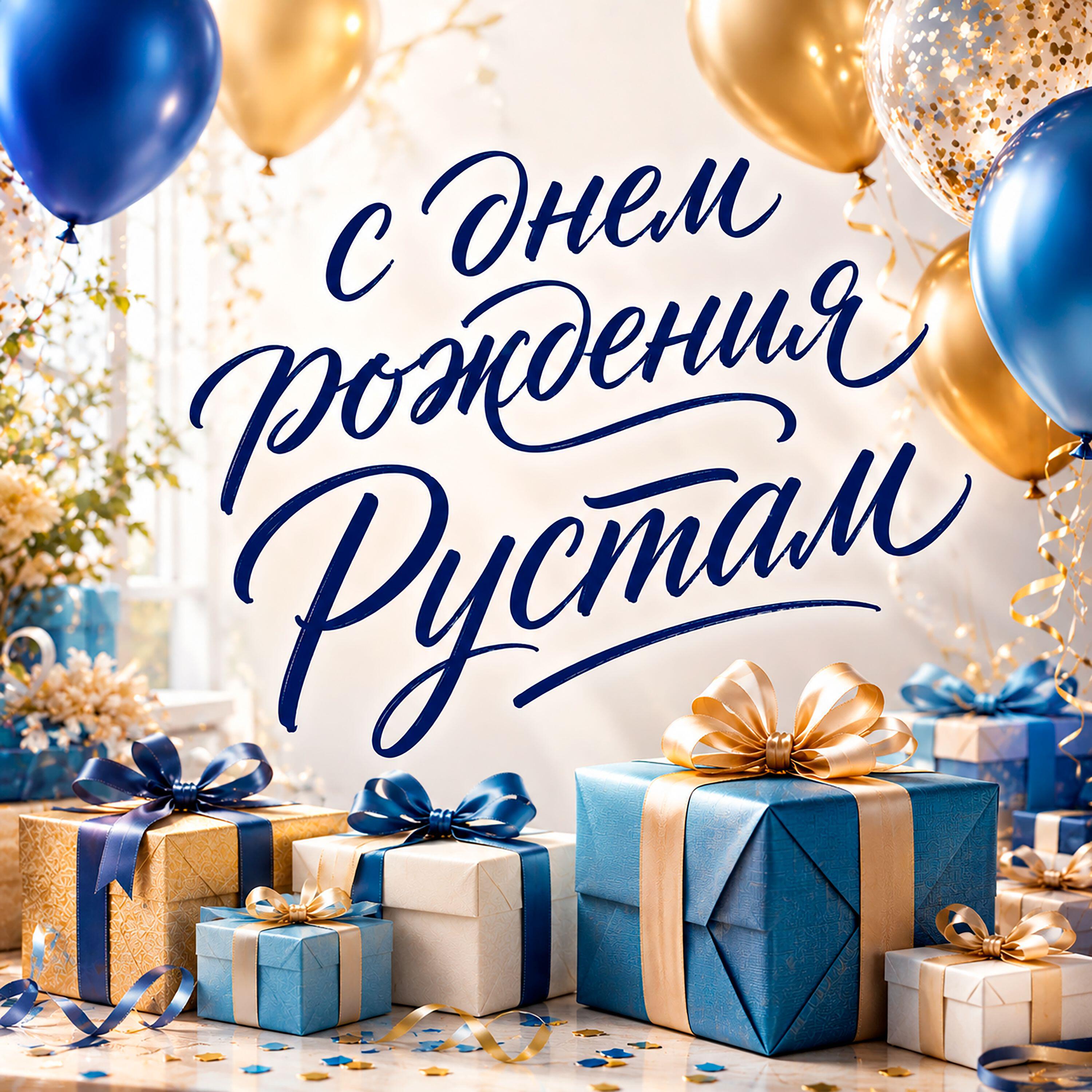 Релиз Рустам с днем рождения