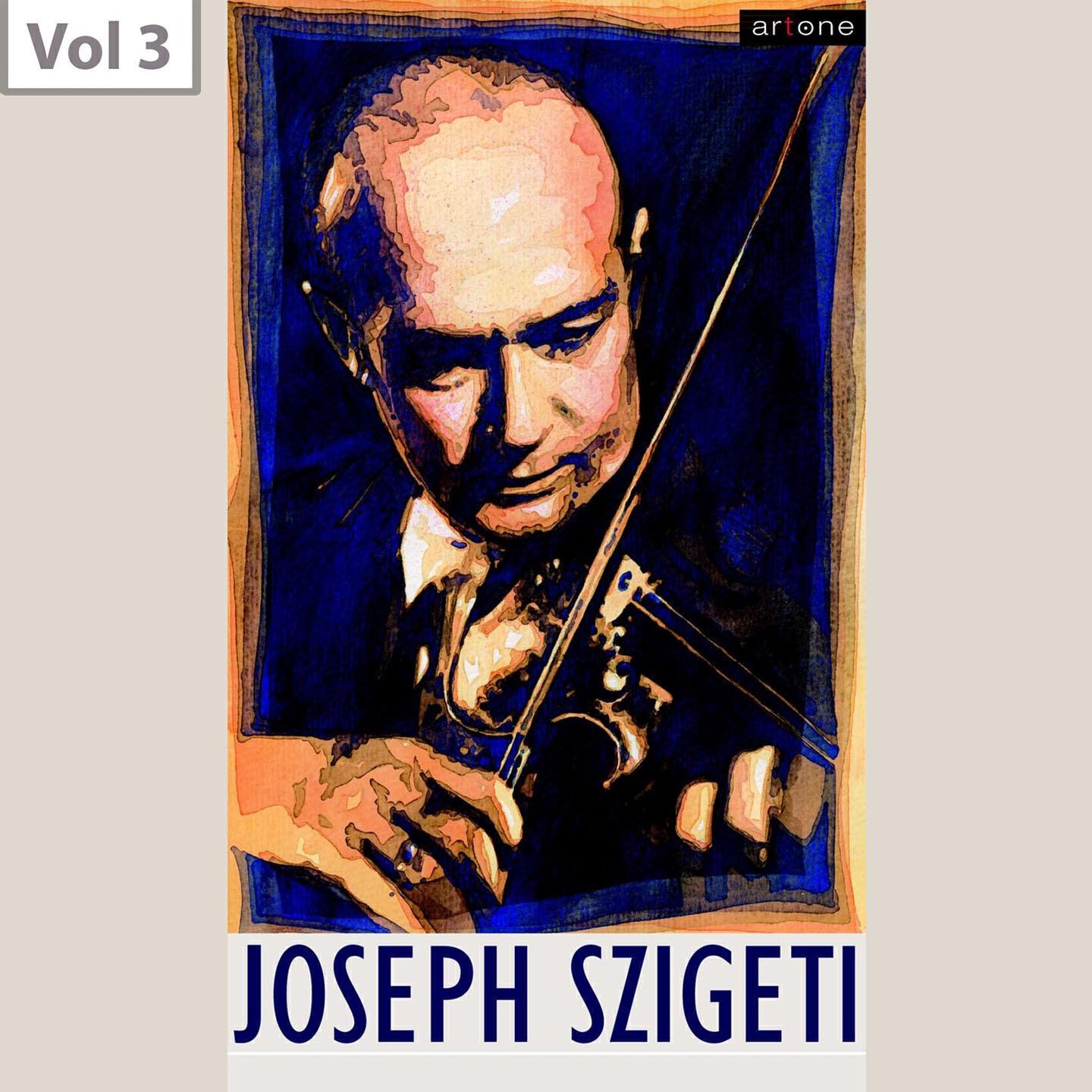 Релиз Joseph Szigeti, Vol. 3