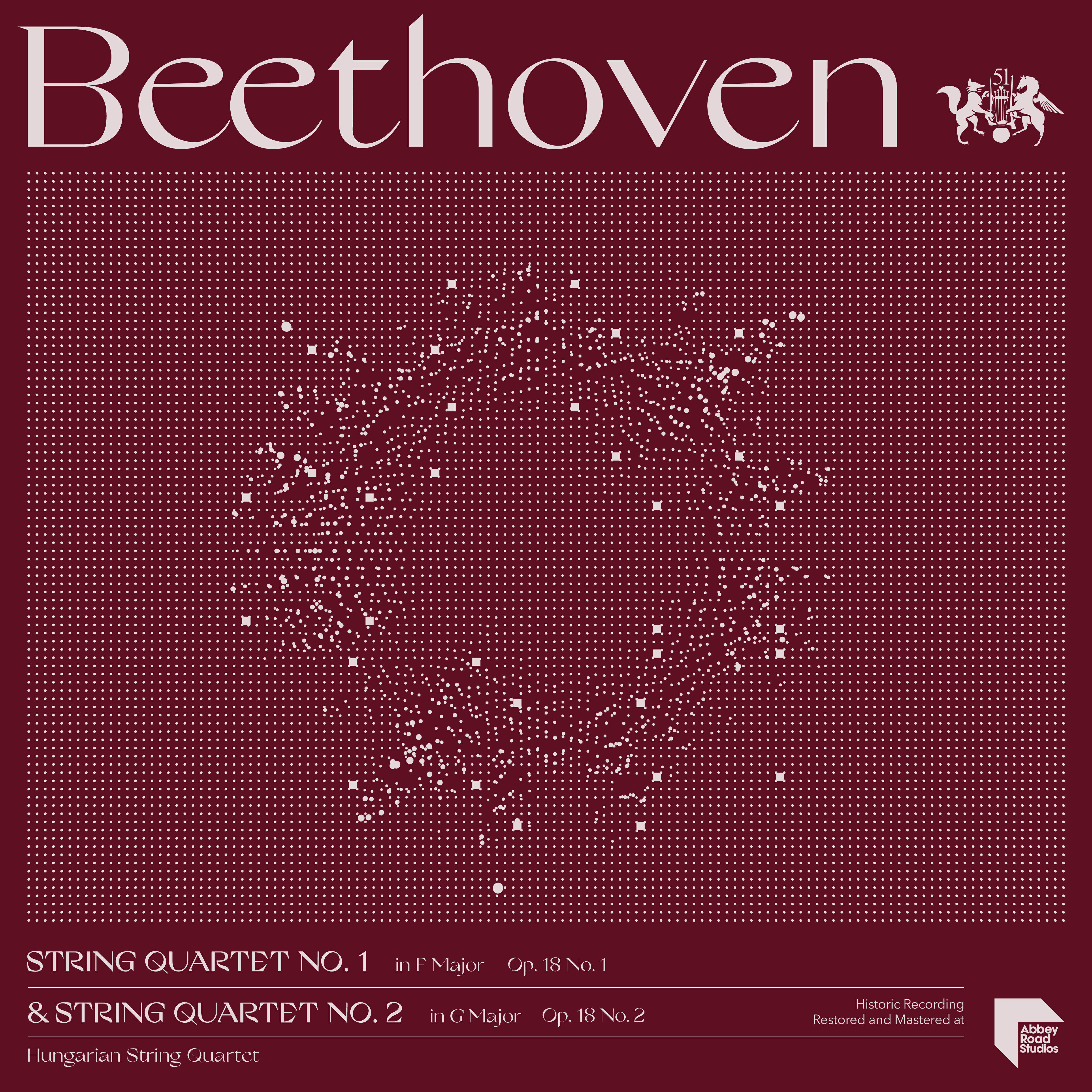 Релиз Beethoven String Quartets, Vol. 1: No. 1 in F Major, Op. 18 No. 1 & No. 2 in G Major, Op. 18 No. 2