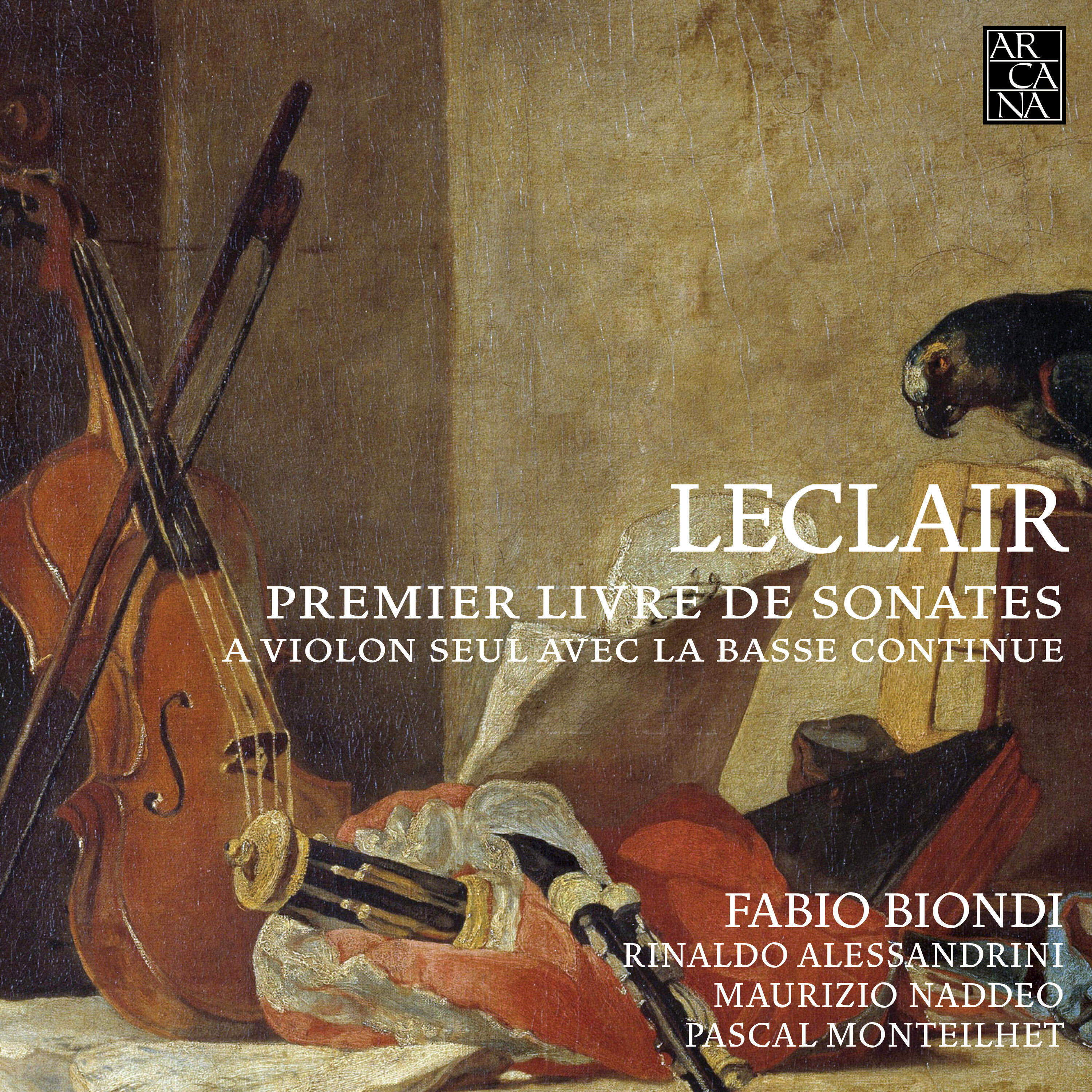 Релиз Leclair: Premier livre de sonates à violon seul avec la basse continue, Op. 1 (Excerpts)