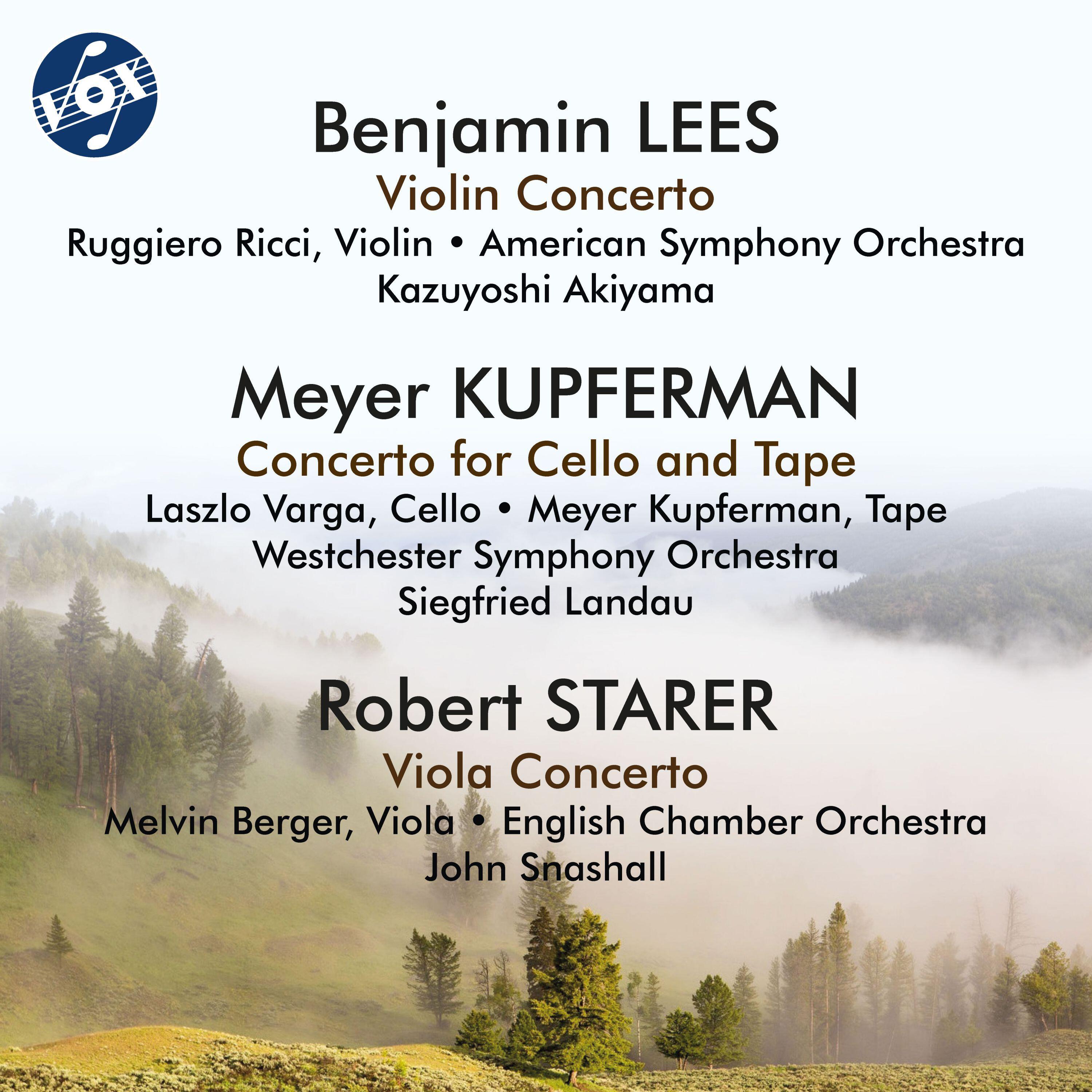 Релиз Lees, Starer & Kupferman: Concertos