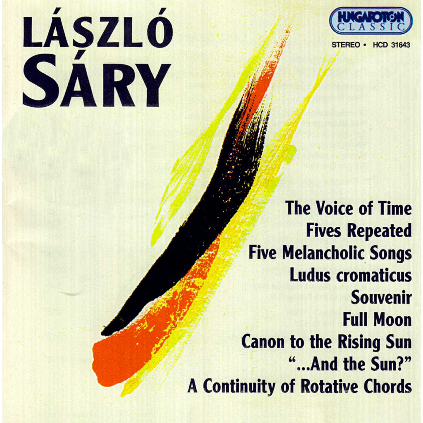 Релиз Sary: 5 Melancholic Songs / Full Moon / A Continuity of Rotative Chords