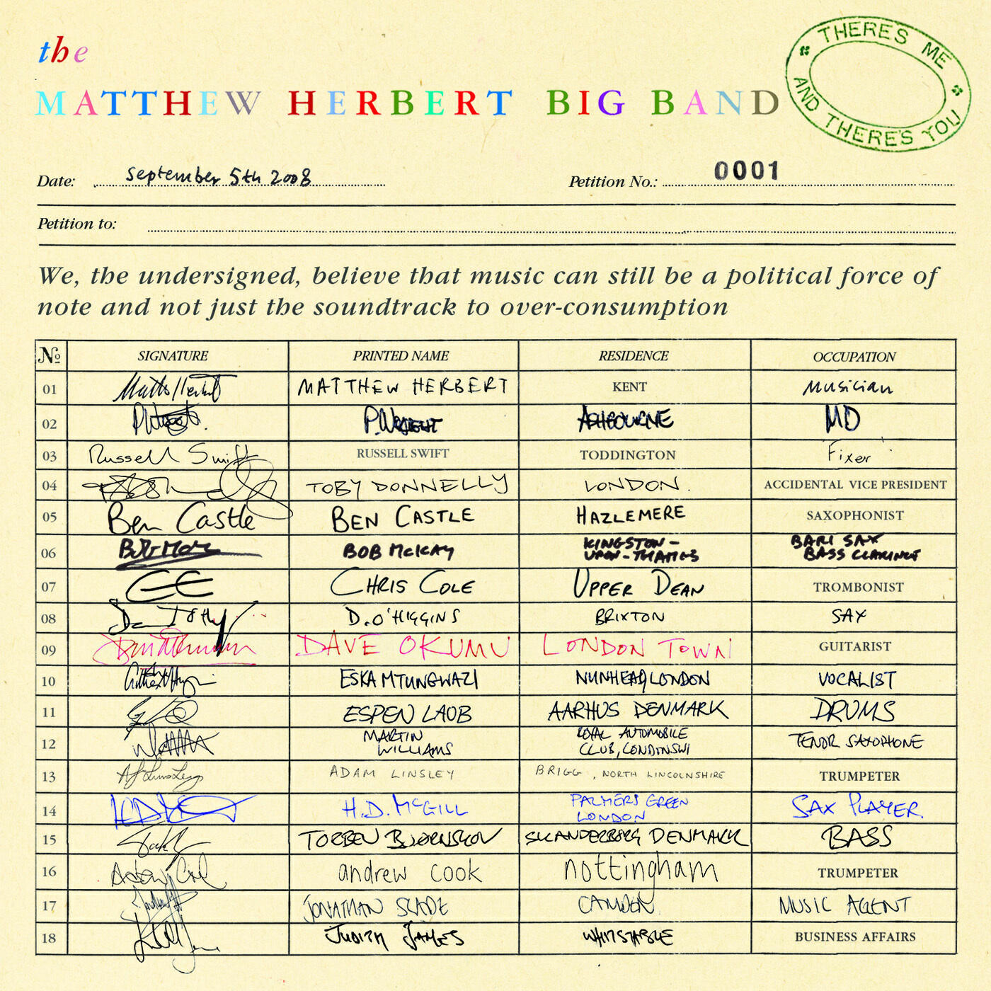 Релиз There's Me And There's You
