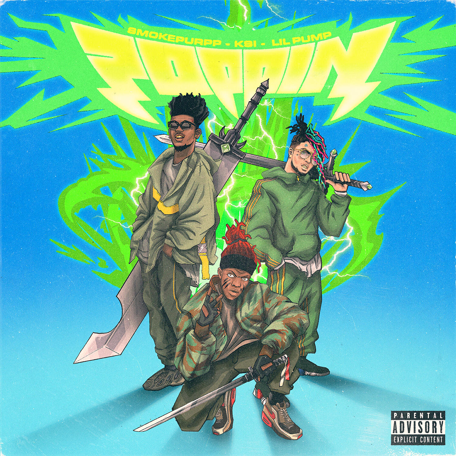 K SI, Lil Pump, Smokepurpp - Poppin (feat. Lil Pump & Smokepurpp)