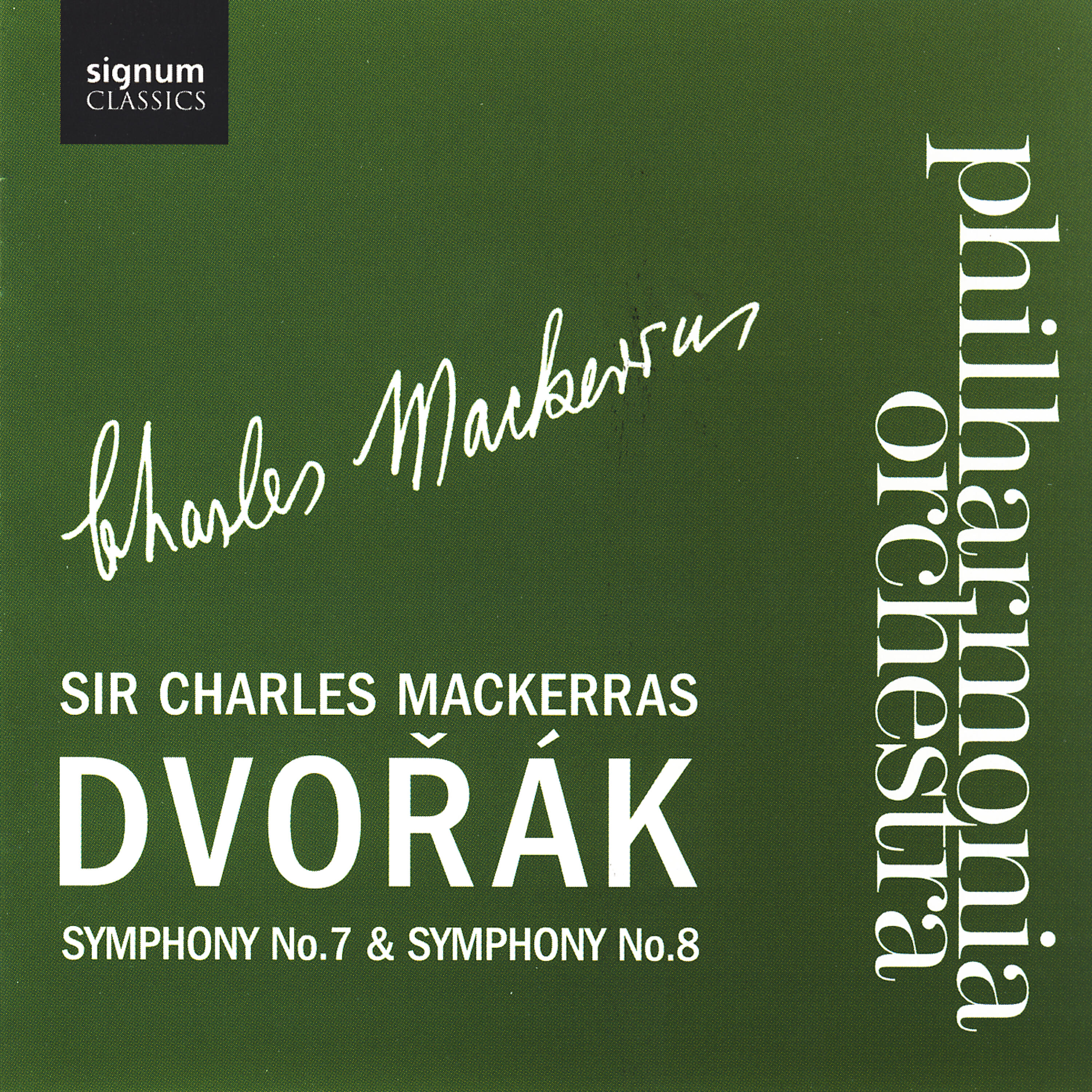 Релиз Dvorak Symphone No. 7 & Symphony No. 8