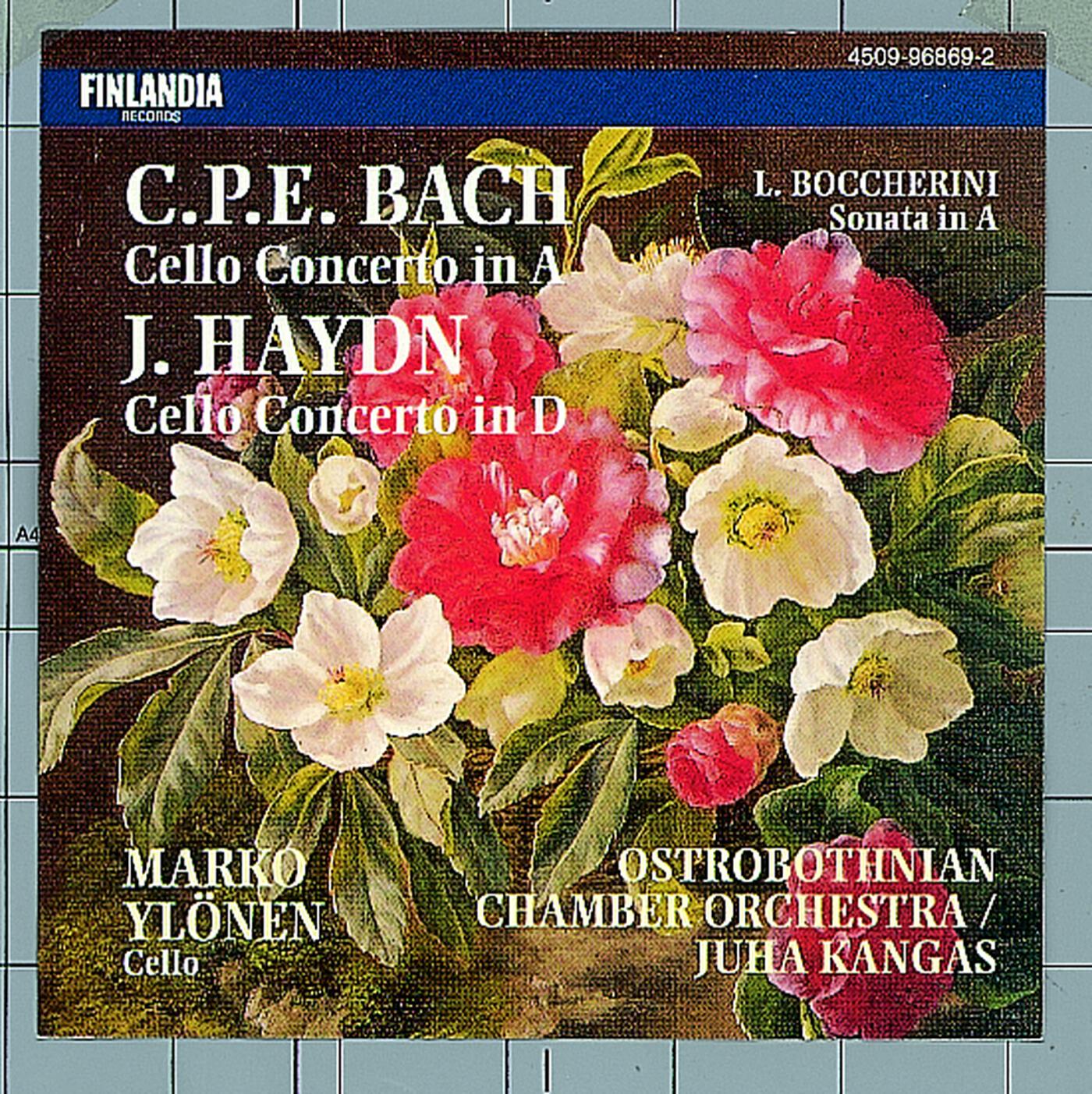 Релиз CPE Bach / Haydn / Boccherini : Cello Works