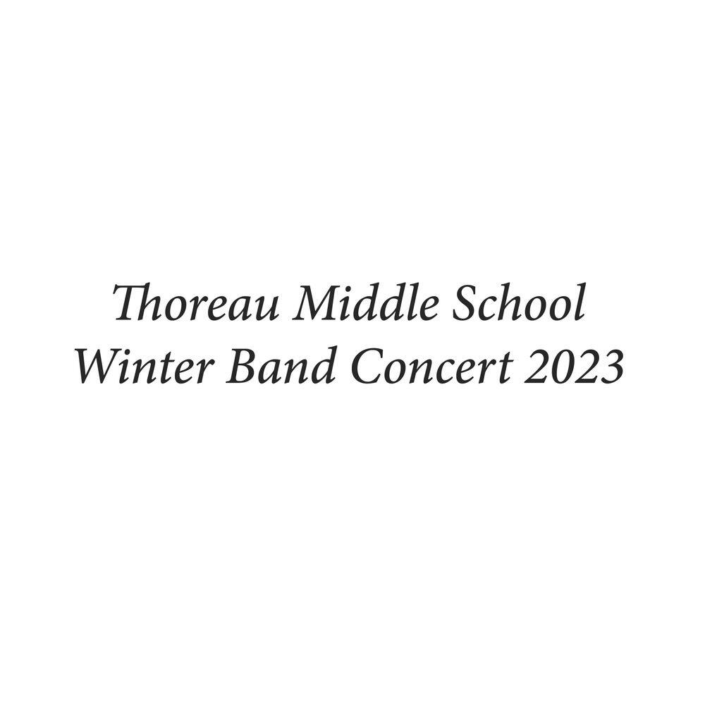 Thoreau Middle School Concert Band