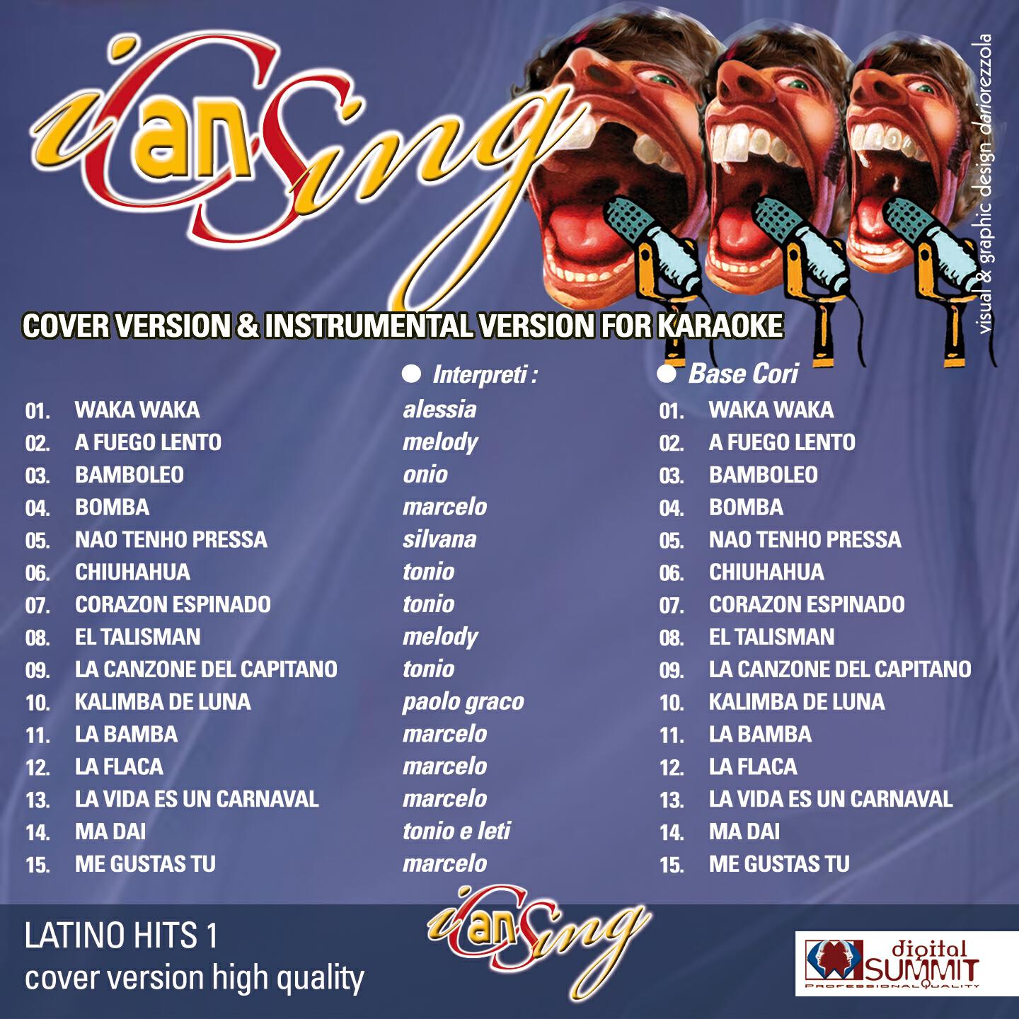 Релиз I Can Sing : Latino Hits, Vol. 1
