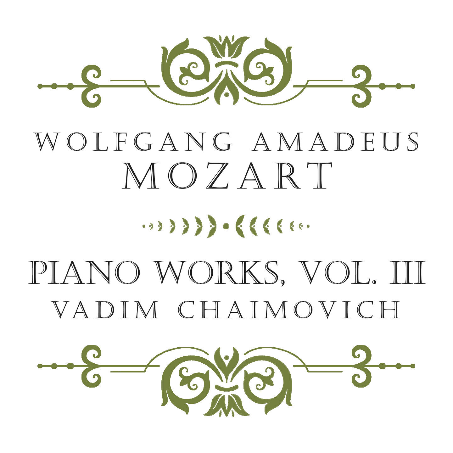 Релиз Mozart: Piano Works, Vol. III