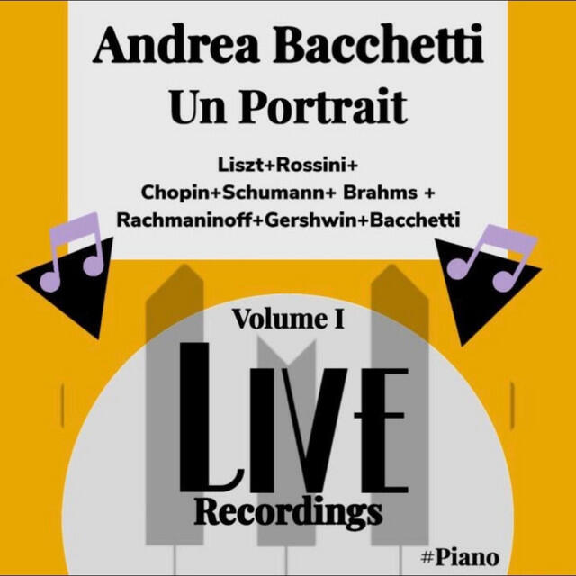 Релиз Andrea Bacchetti Un Portrait, Vol. 1