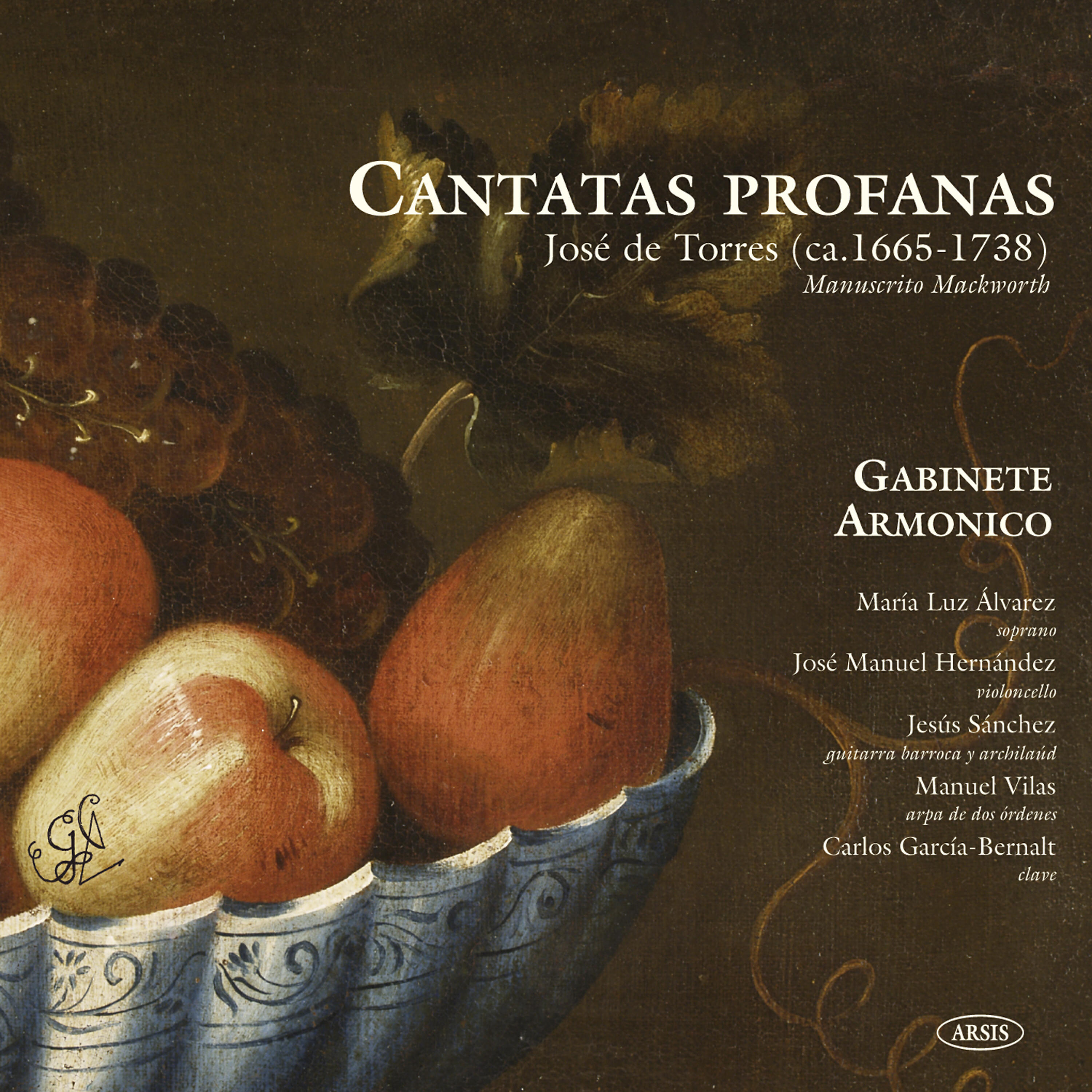 Релиз Cantatas Profanas. José de Torres (ca.1665-1738) - Manuscrito Mackworth
