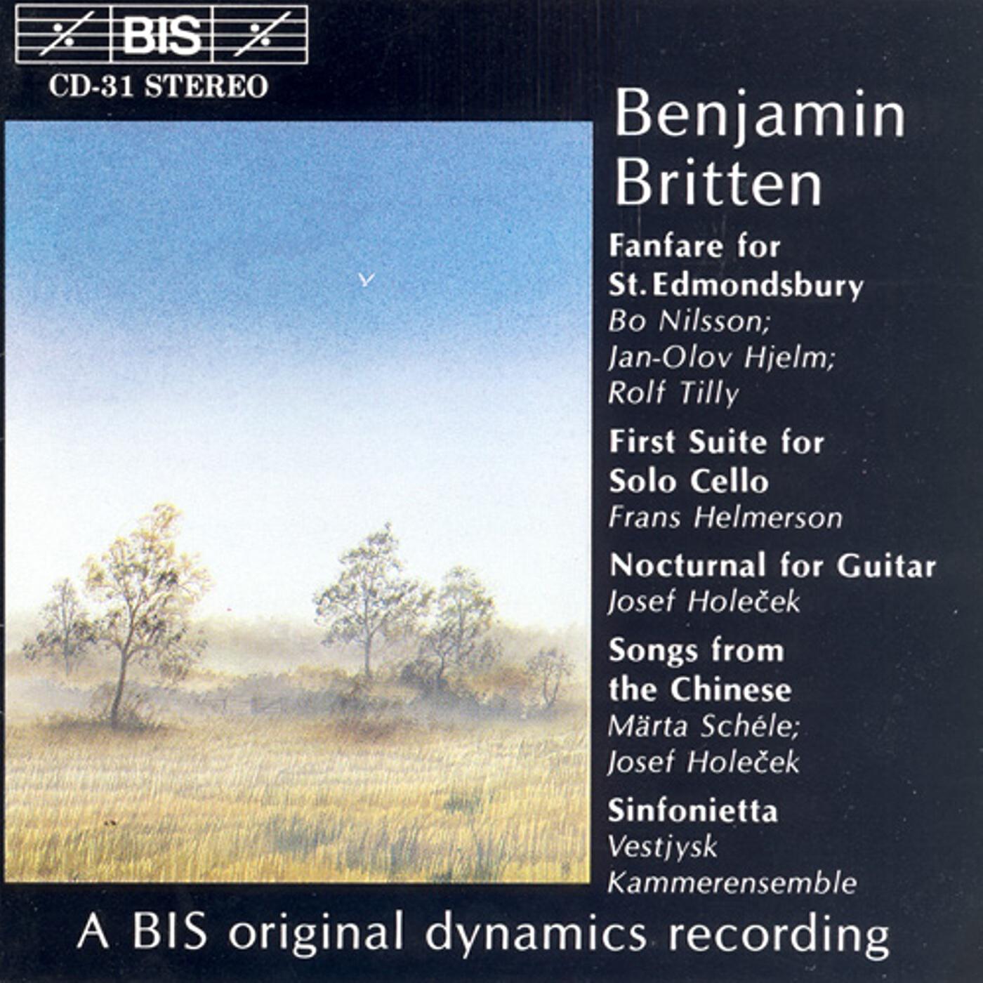 Релиз Britten: Fanfare for St. Edmondsbury / Suite No. 1 / Sinfonietta