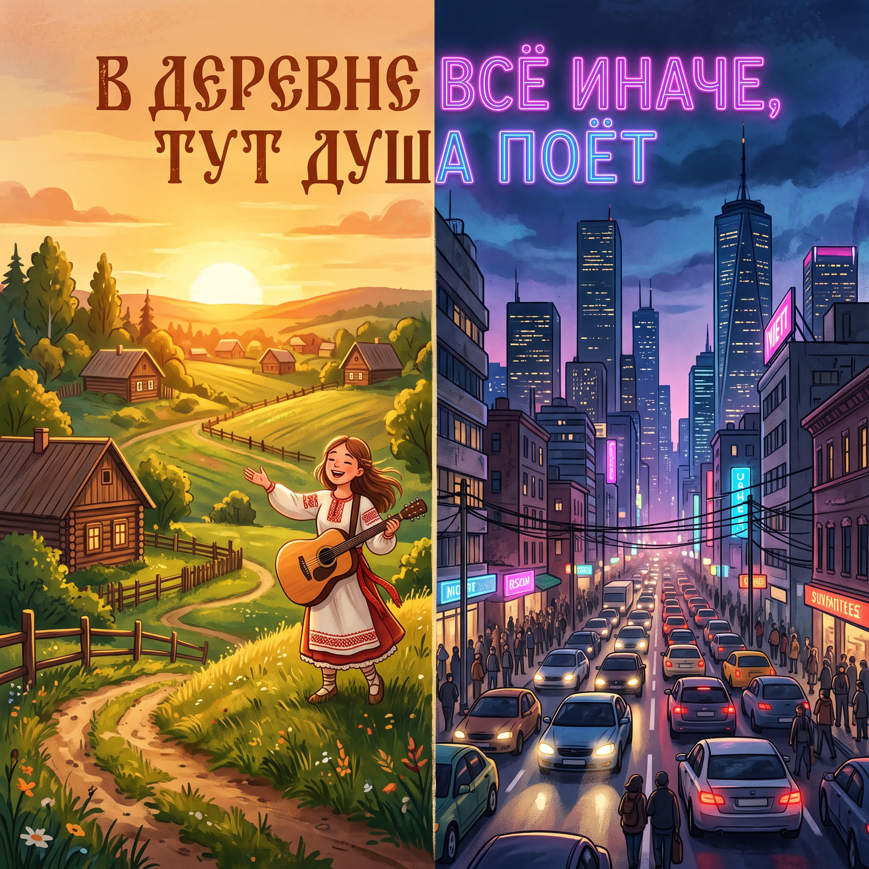 Релиз В деревне всё иначе - тут душа поёт