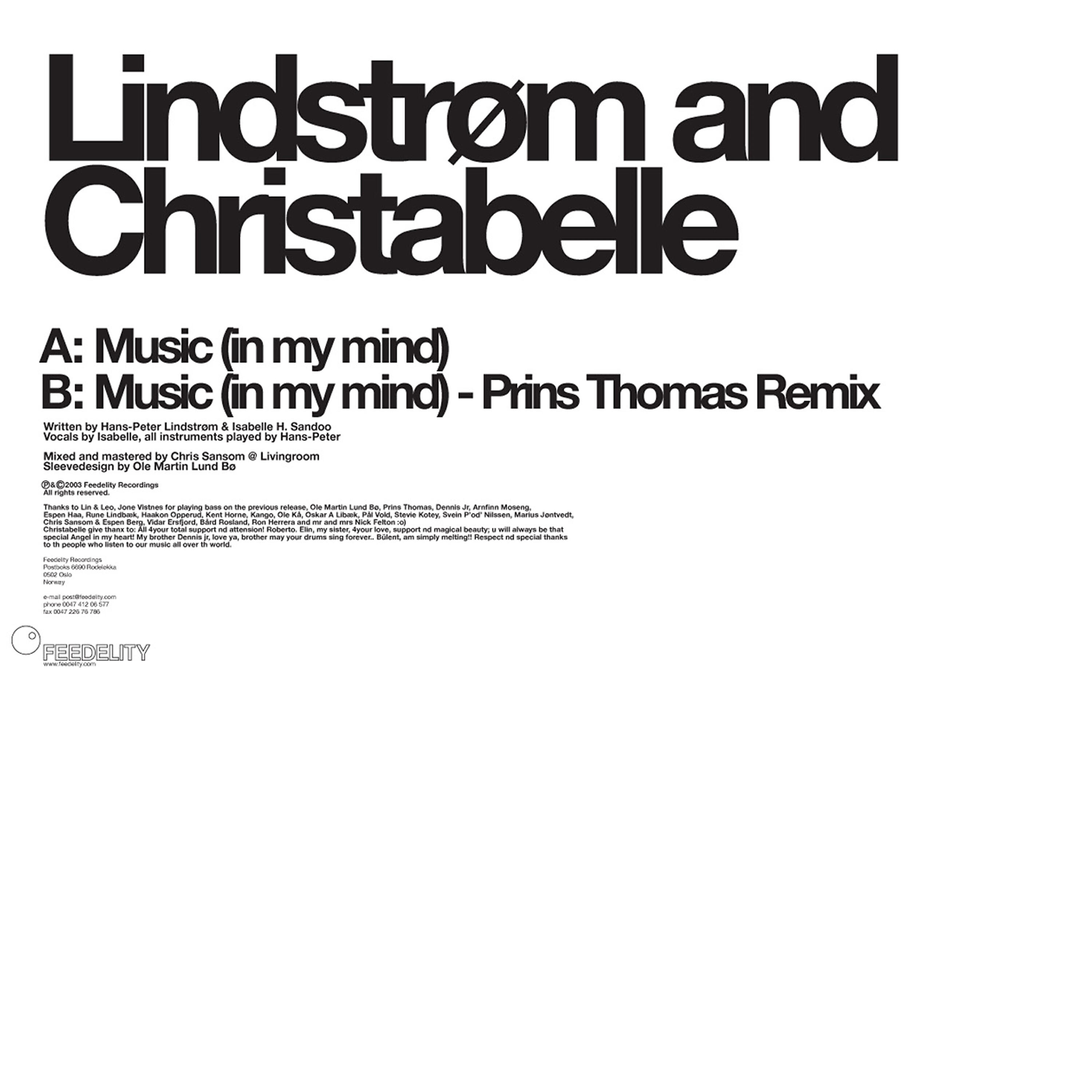 Релиз Music (In My Mind)