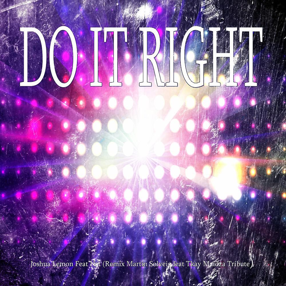 Релиз Do It Right (Remix Martin Solveig Feat Tkay Maidza Tribute)