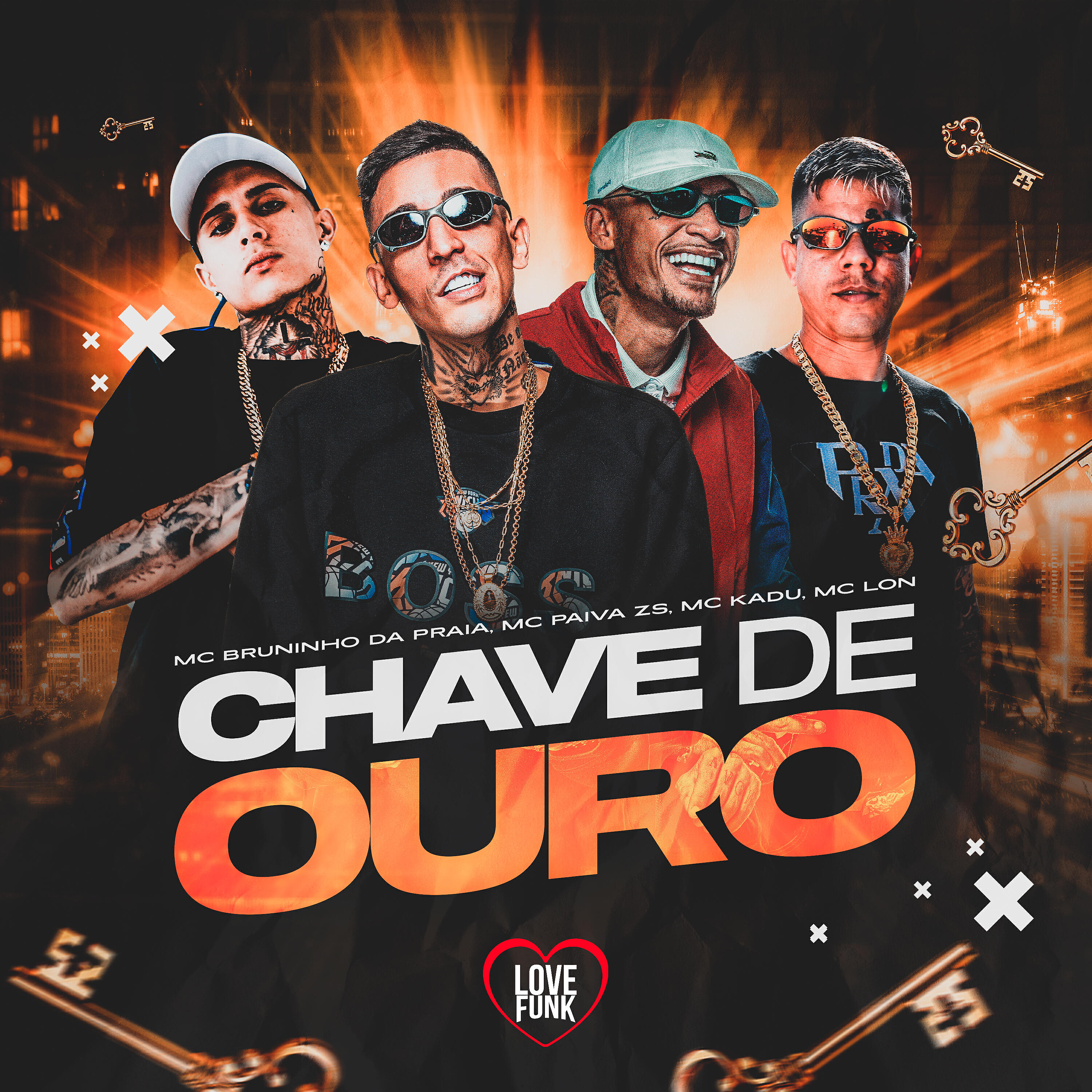 Скачать песню Mc Bruninho da Praia, MC Kadu, Mc Paiva ZS, Love Funk, MC Lon - Chave de Ouro бесплатно в MP3 для Android и iOS