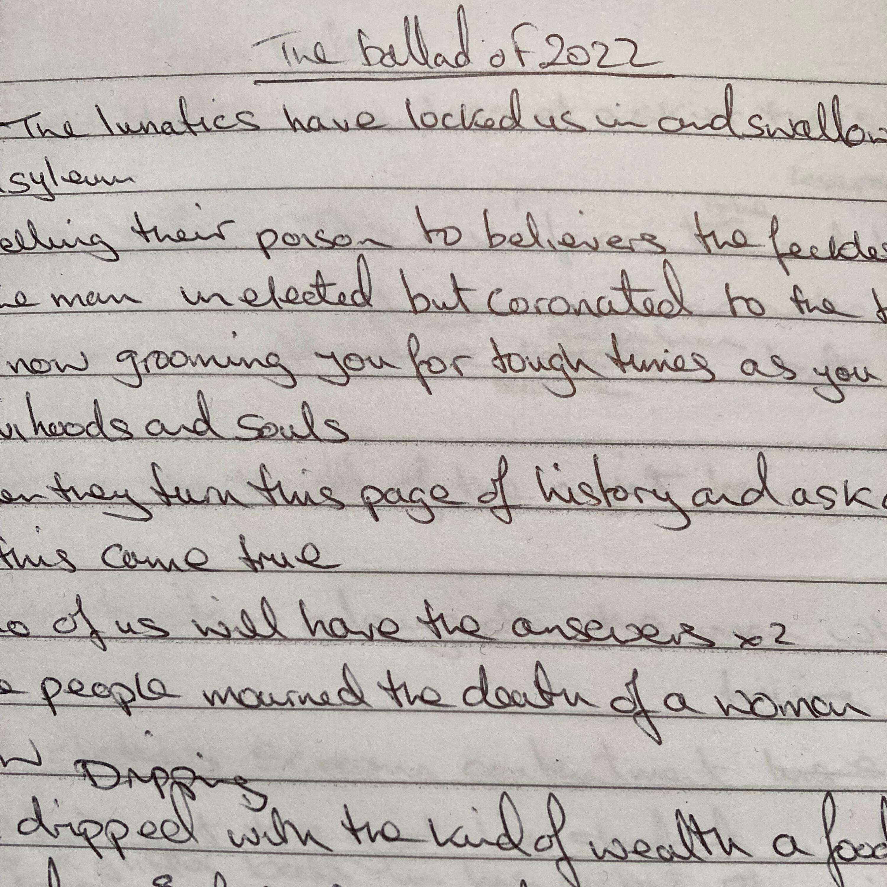 Релиз the ballad of 2022