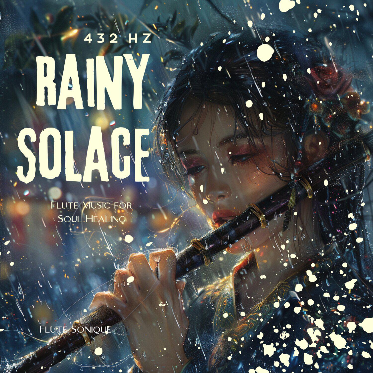 Релиз 432 Hz Rainy Solace: Flute Music for Soul Healing
