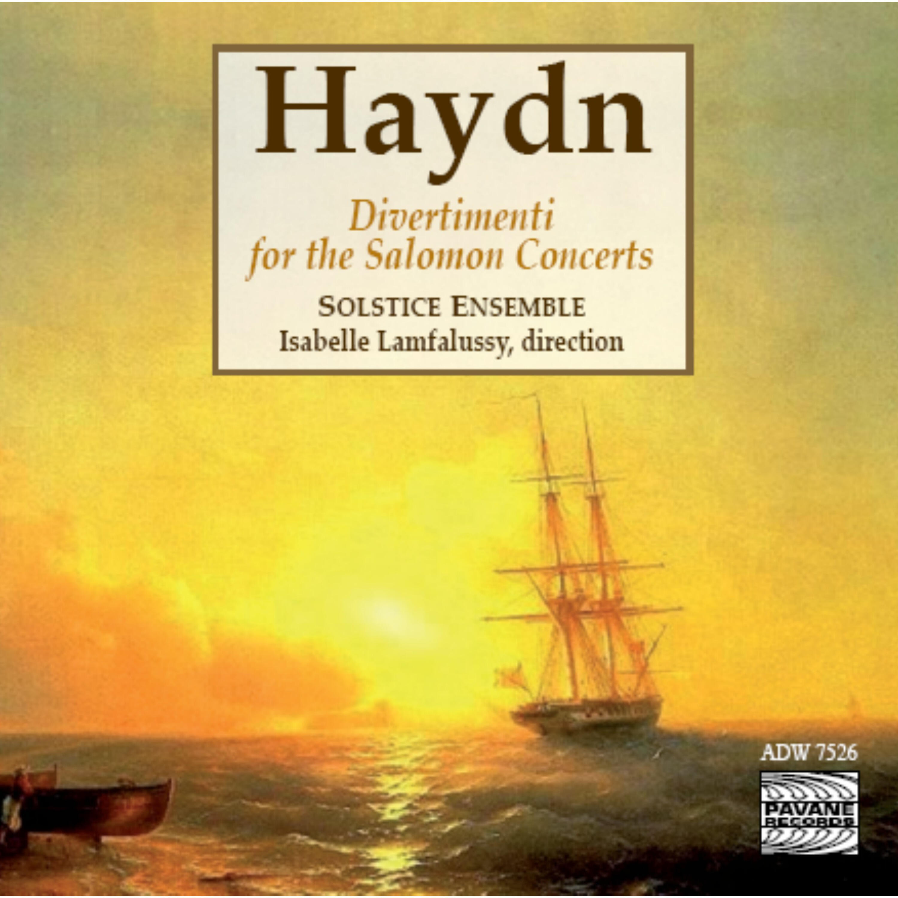 Релиз Haydn: Divertimenti for the Salomon Concerts