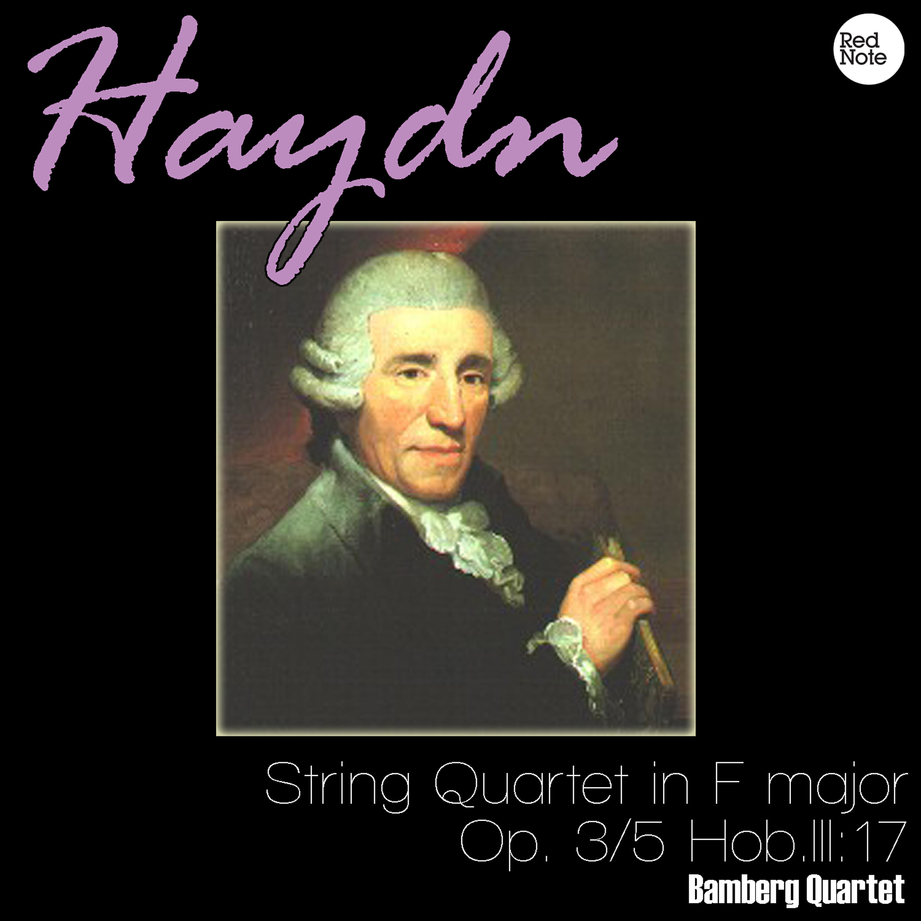 Релиз Haydn: String Quartet in F major, Op. 3/5 Hob.III:17