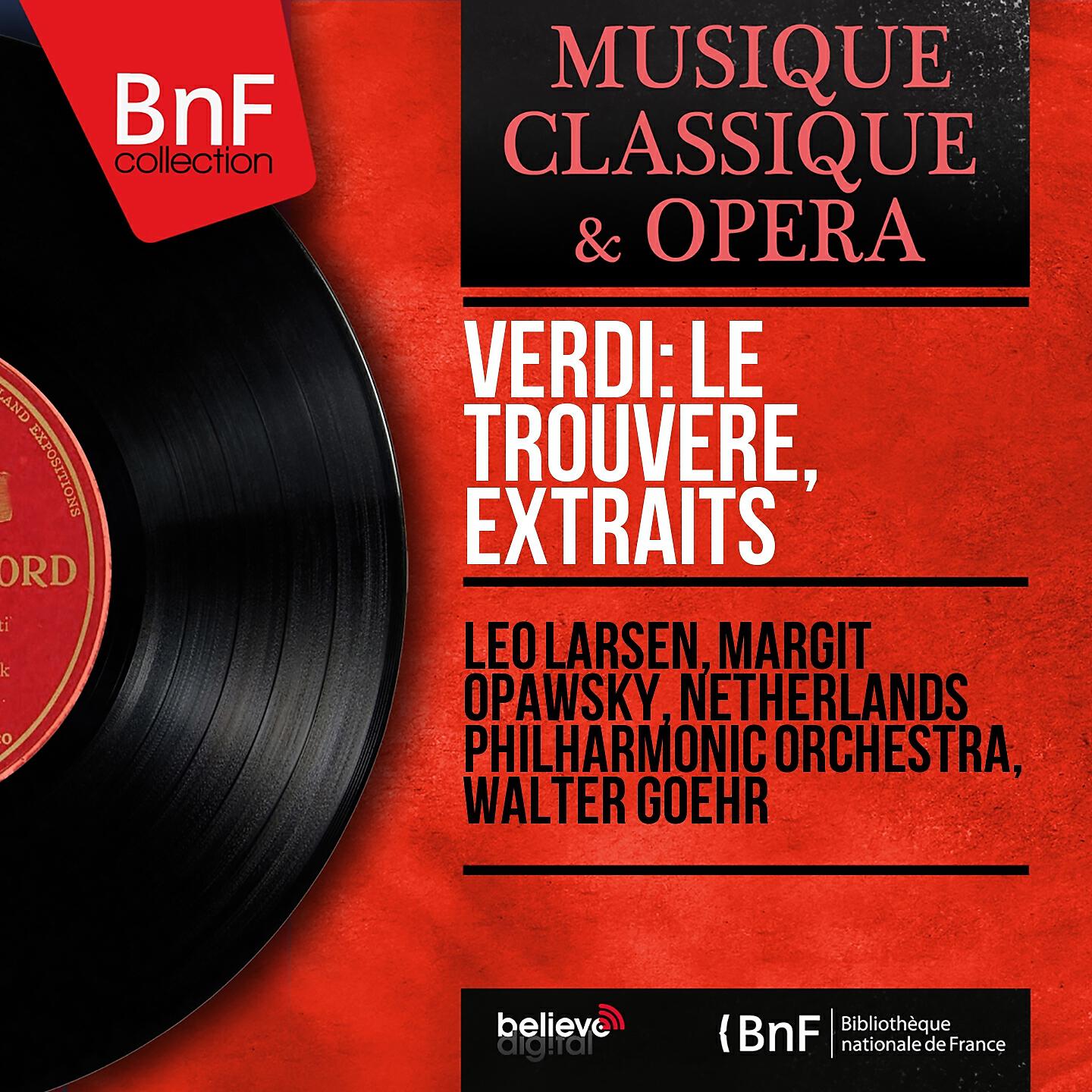 Релиз Verdi: Le trouvère, extraits (Mono Version)