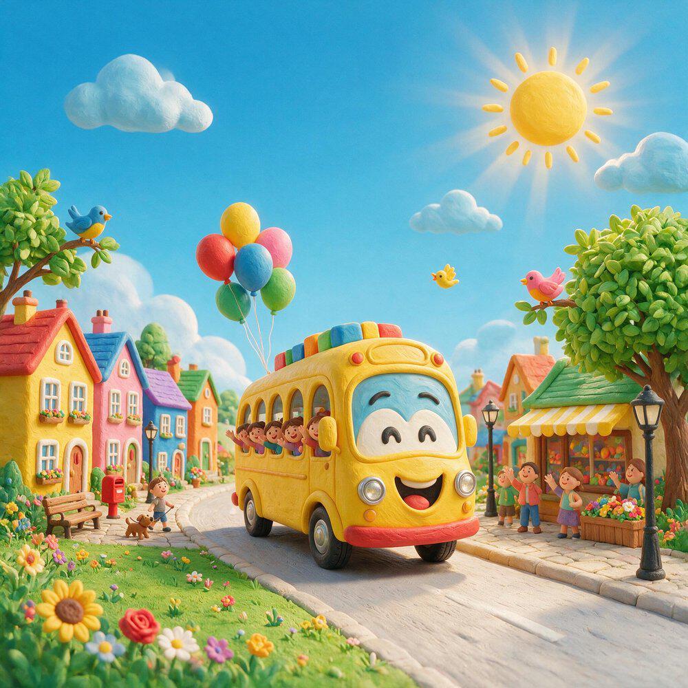Релиз Ônibus Amarelo - Música Infantil Sobre Transportes