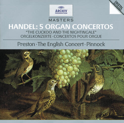 Релиз Handel: 5 Organ Concertos HWV 290, 295, 308, 309, 310