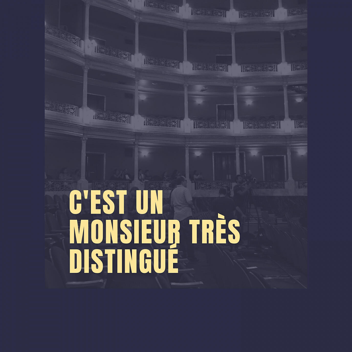 Постер альбома C'est un monsieur très distingué