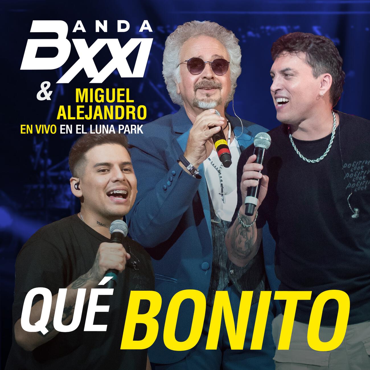Релиз Qué Bonito (en vivo Luna Park)