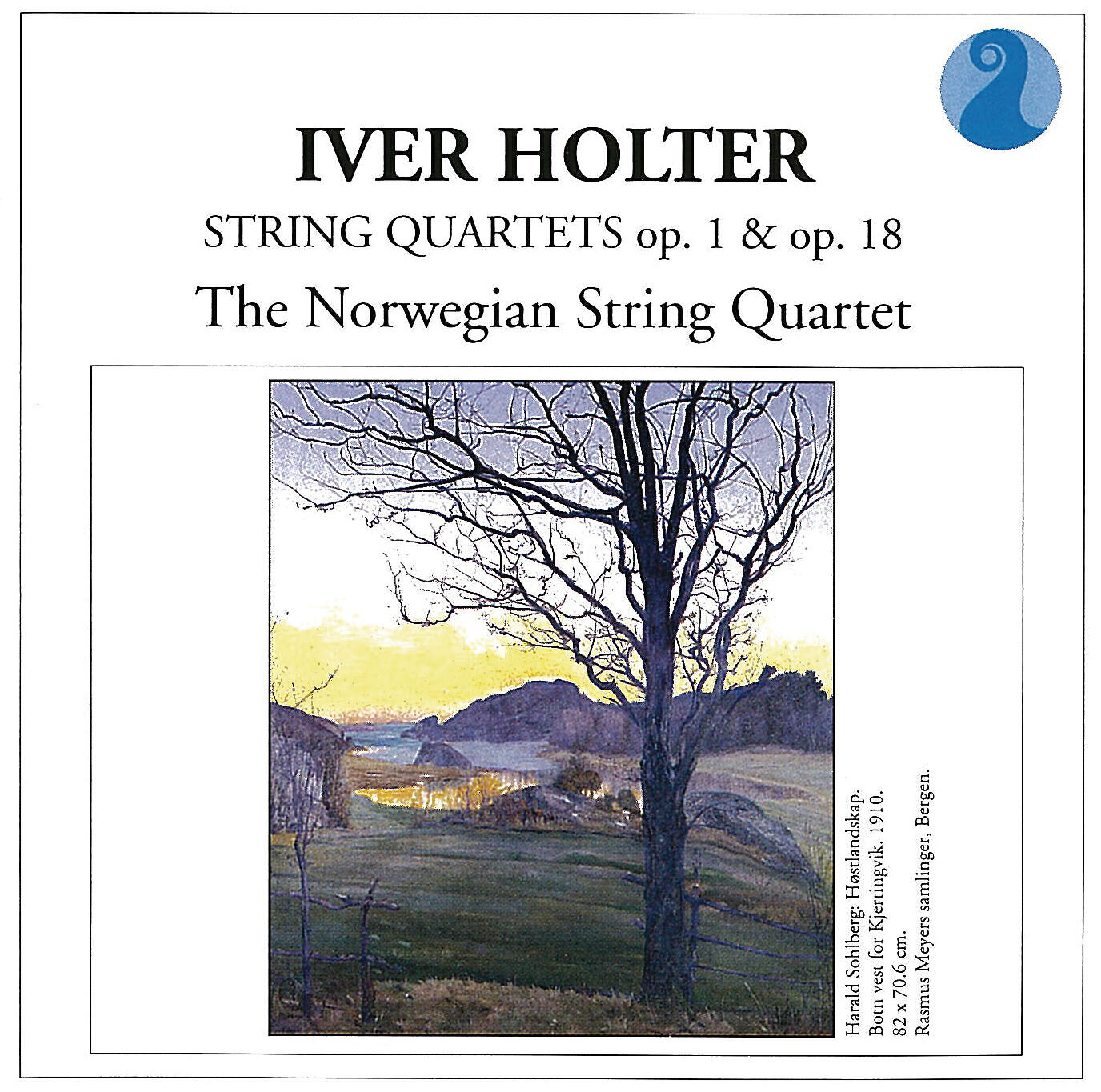 Релиз Holter: String Quartets Op. 1 & Op. 18