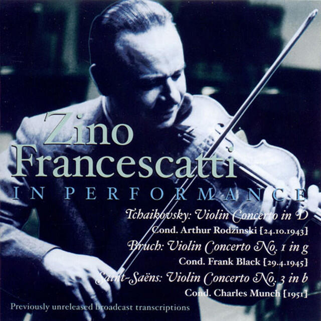 Релиз Tchaikovsky, P.I.: Violin Concerto / Bruch, M.: Violin Concerto No. 1 / Saint-Saens: Violin Concerto No. 3 (Francescatti) (1943, 1945, 1951)