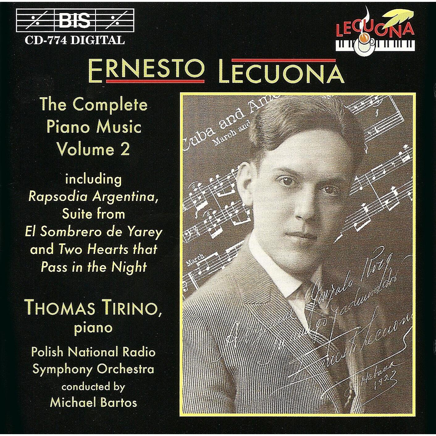 Релиз Lecuona: Complete Piano Music, Vol. 2