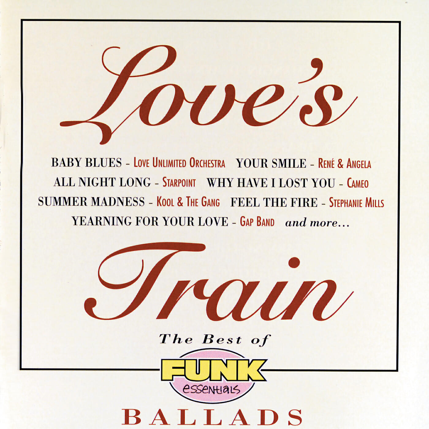 Релиз Love's Train: The Best Of Funk Essentials Ballads