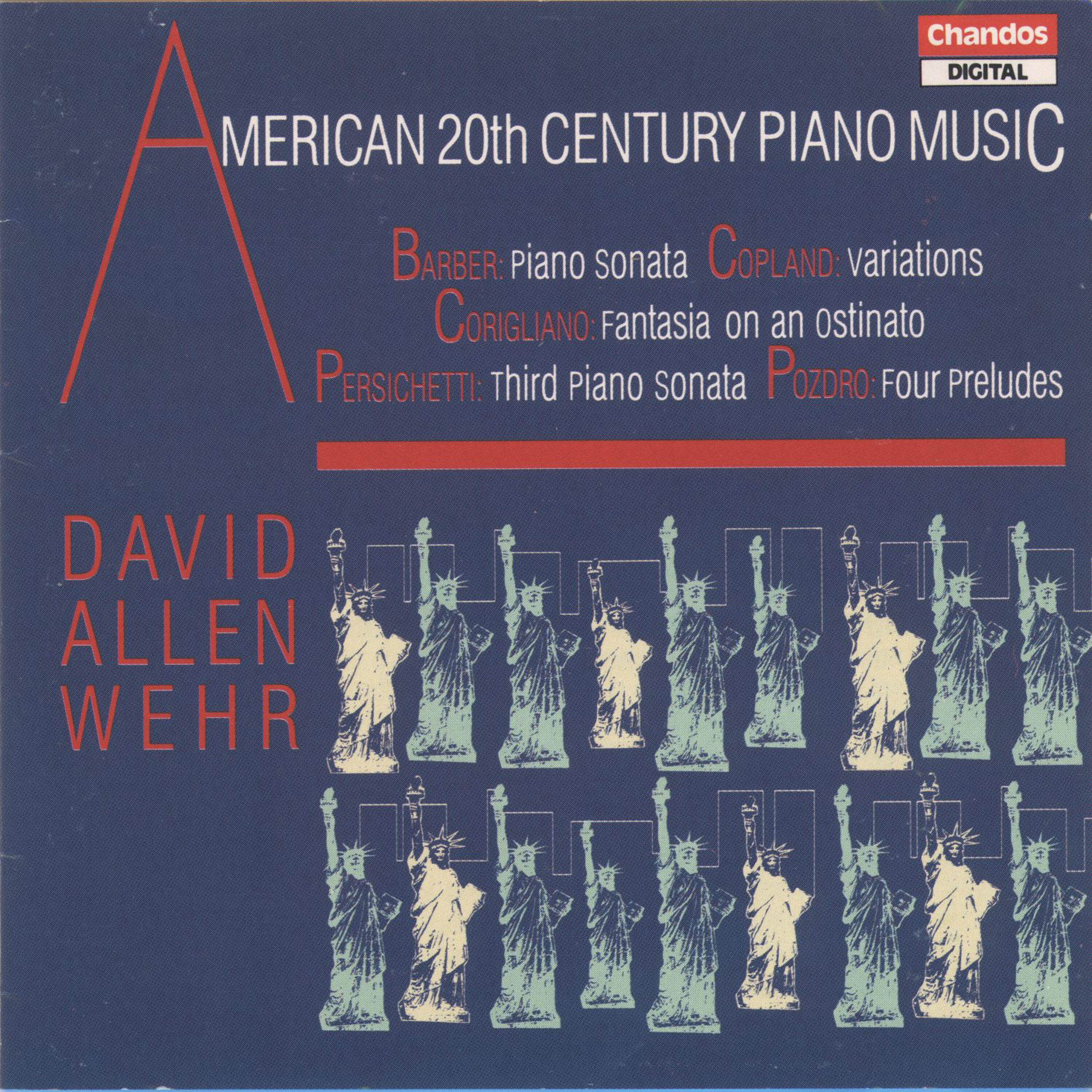 Релиз David Allen Wehr plays Twentieth Century American Piano Music