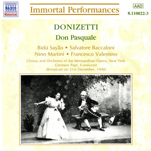 Релиз Donizetti : Don Pasquale